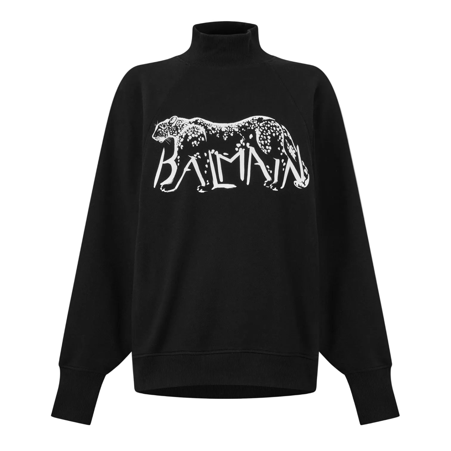 LUXURY HUB BALMAIN WOMEN'S CREW SWEATSHIRT