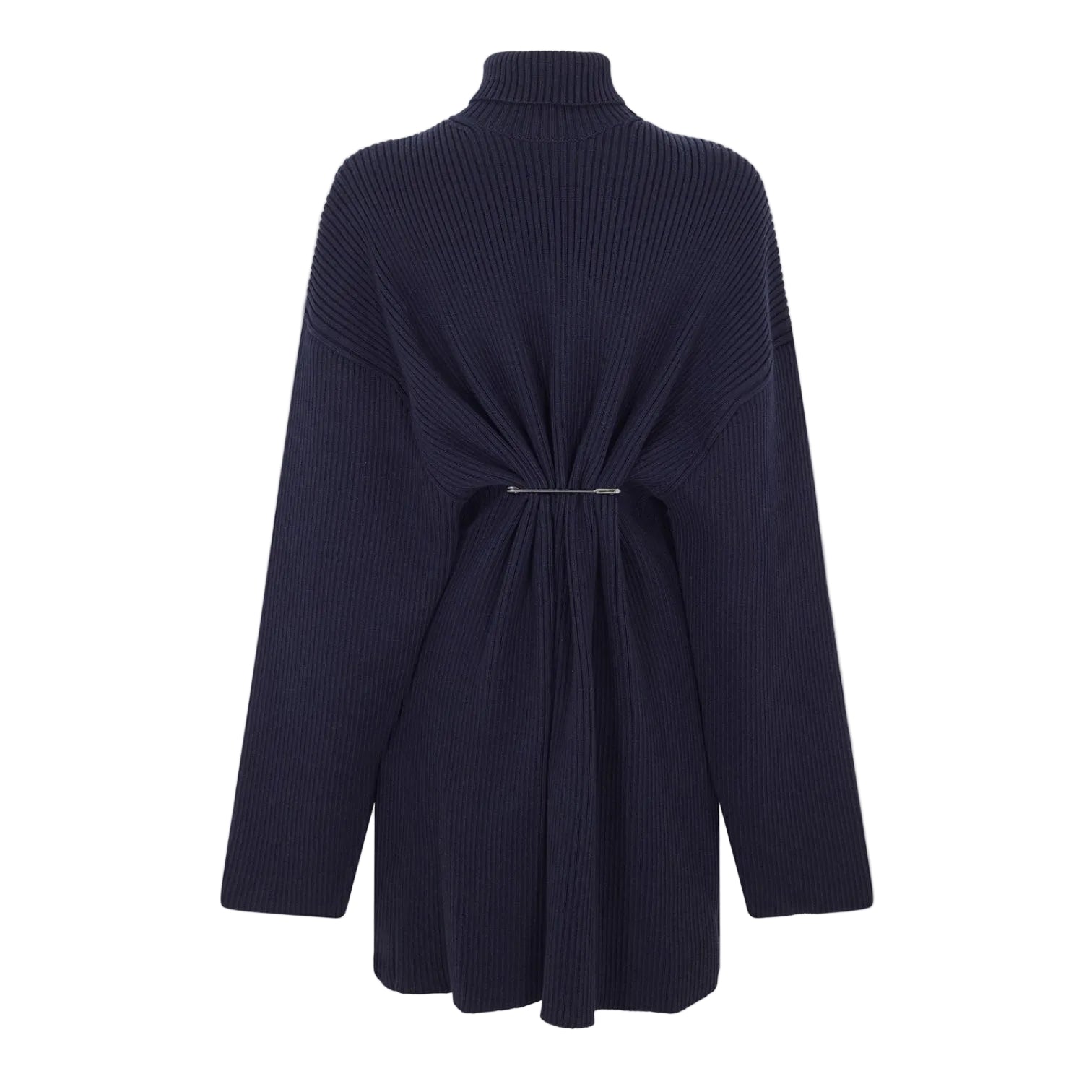 LUXURY HUB BALENCIAGA WOMEN'S BAL PINCH MINI KNITTED JUMPER DRESS