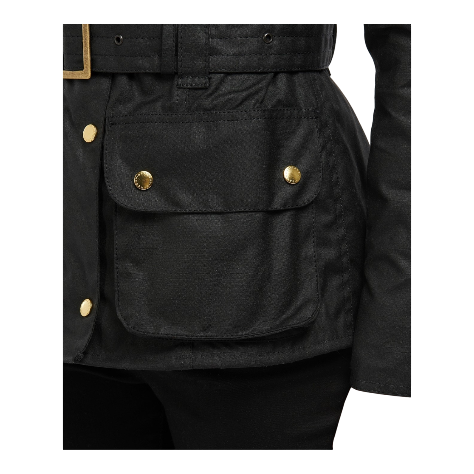 LUXURY HUB BARBOUR INTERNATIONAL LADIES WAXED JACKET