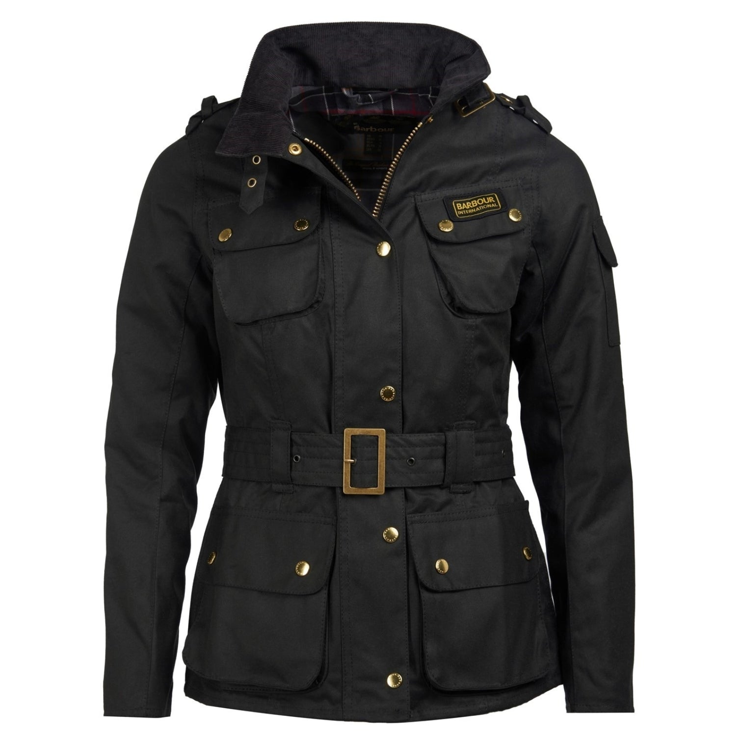 LUXURY HUB BARBOUR INTERNATIONAL LADIES WAXED JACKET