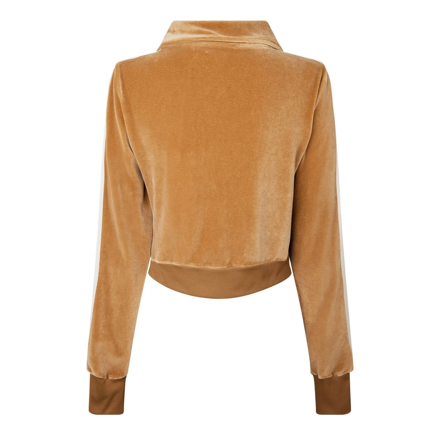 LUXURY HUB PALM ANGELS VELVET CROPPED JACKET MATCHING SET PIECE