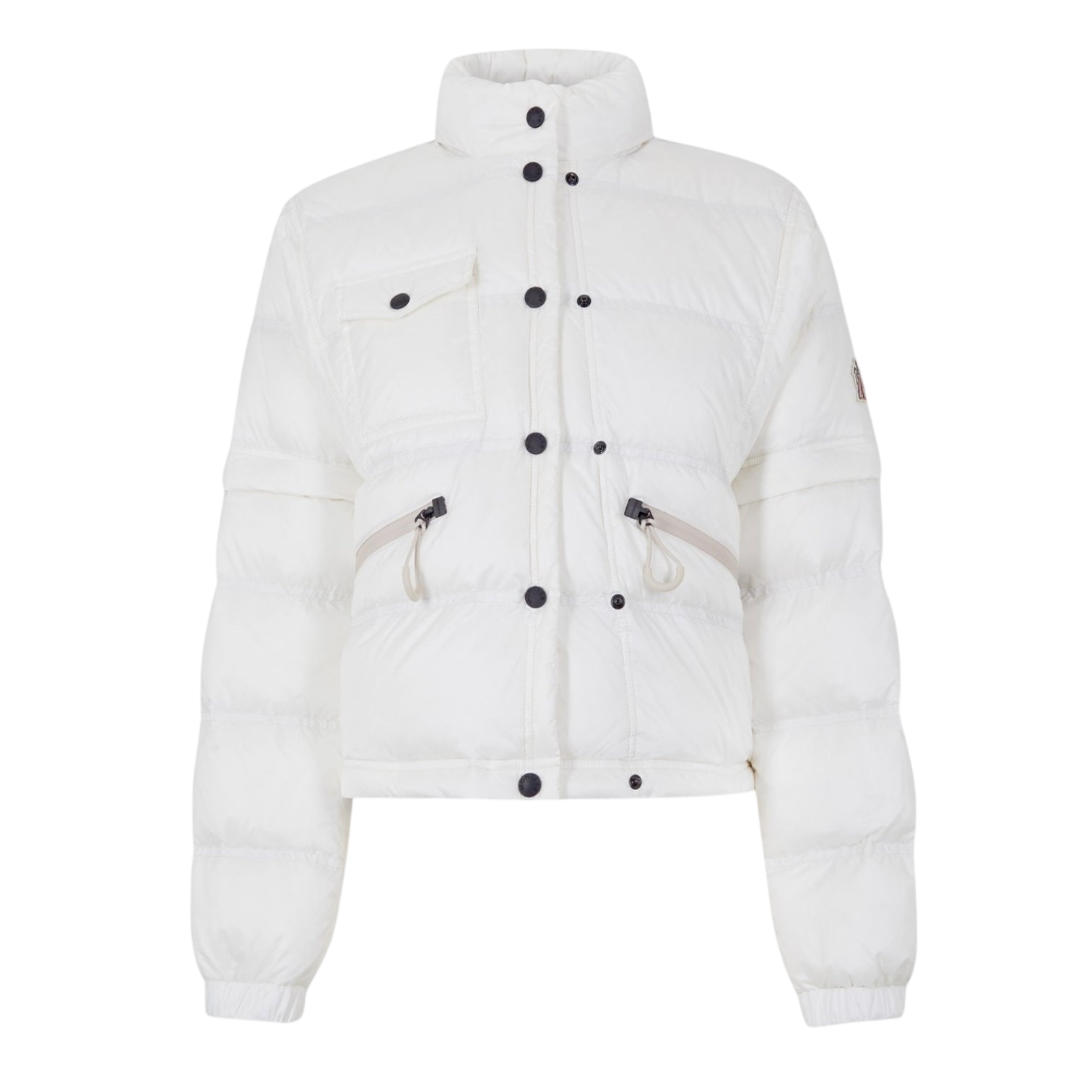 LUXURY HUB MONCLER GRENOBLE WOMEN'S MAUDUIT DOWN LONG SLEEVE BOMBER JACKET