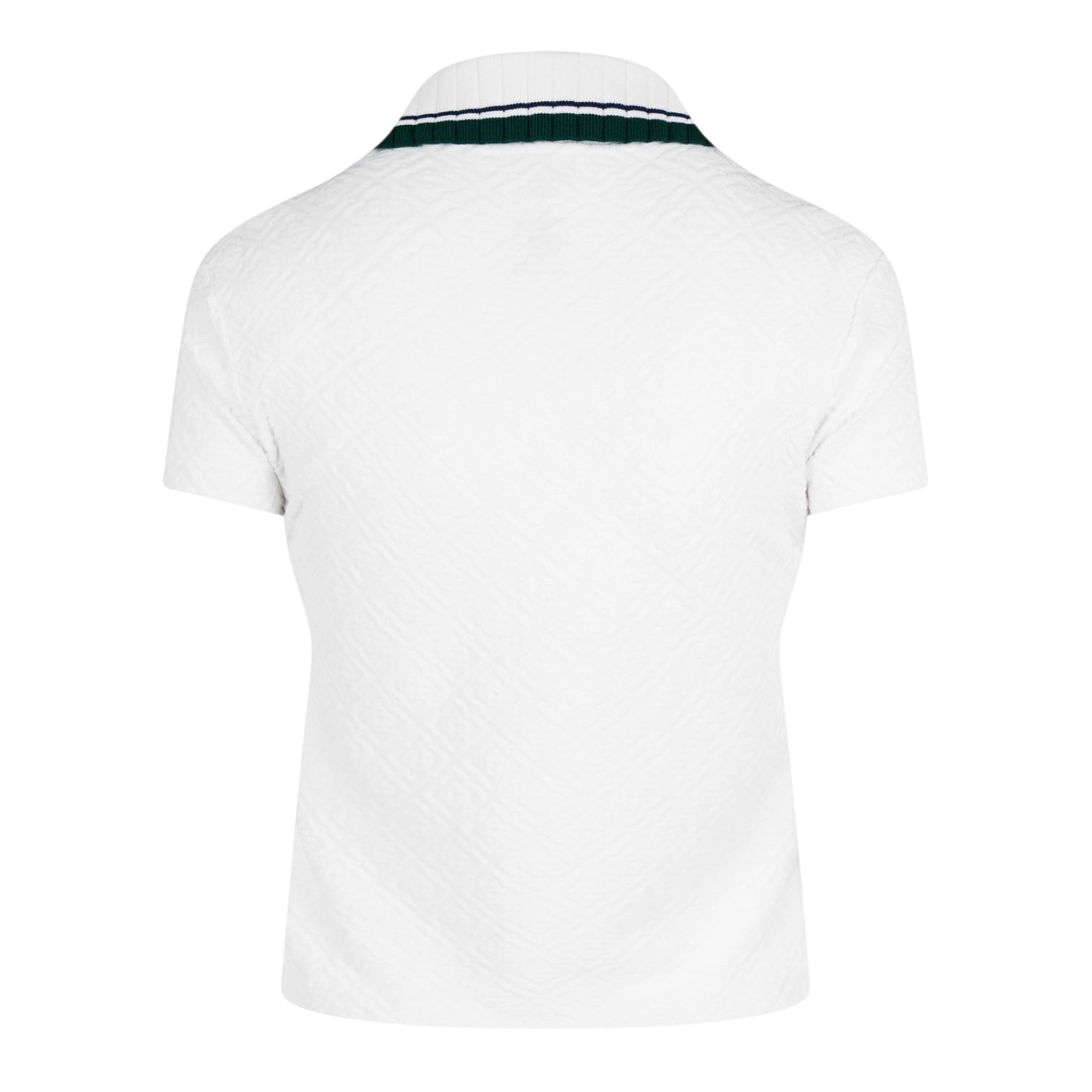 LUXURY HUB CASABLANCA MONOGRAM QUARTER ZIP SHIRT