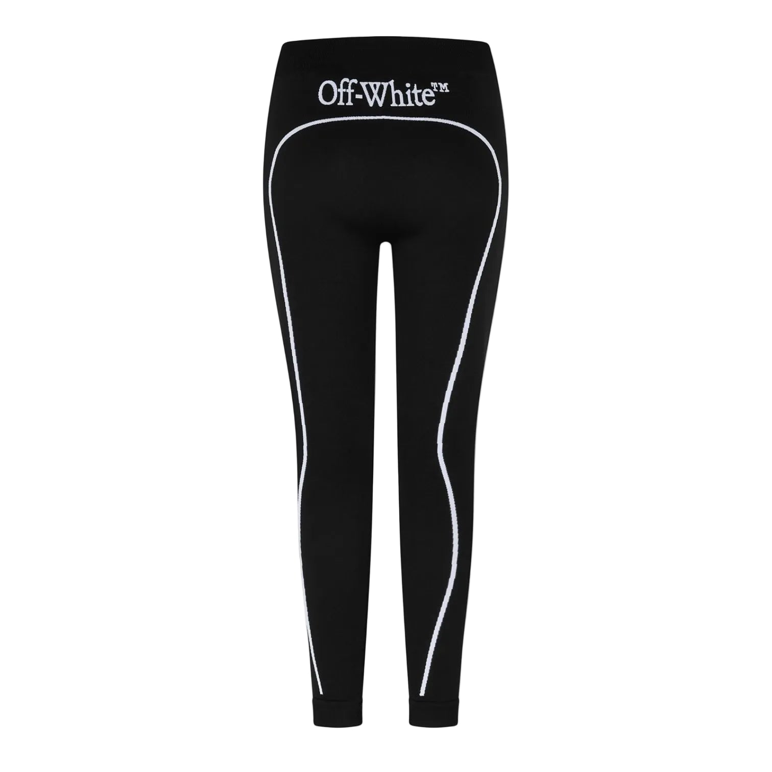 LUXURY HUB OFF WHITE WOMEN'S SEAMLESS LEGGINGS