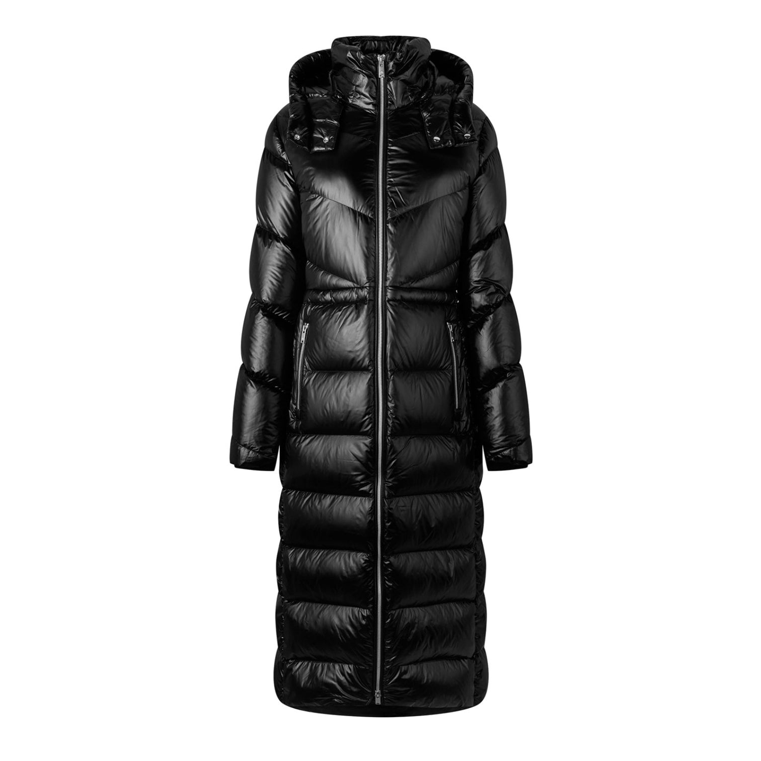 LUXURY HUB MOOSE KNUCKLES BELLE COTE SHINY SHELL DOWN COAT