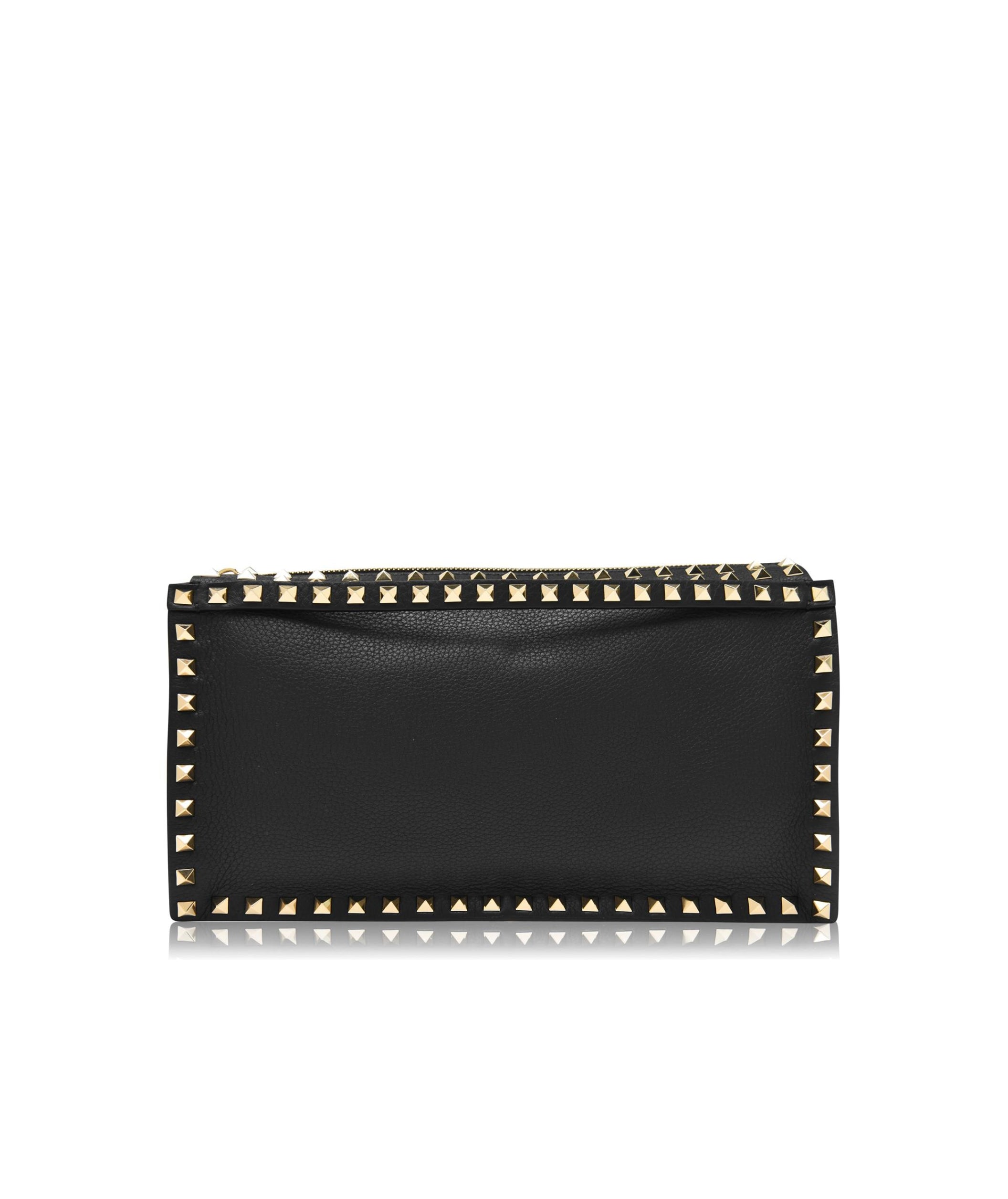 LUXURY HUB VALENTINO GARAVANI ROCKSTUD SMALL CLUTCH BAG
