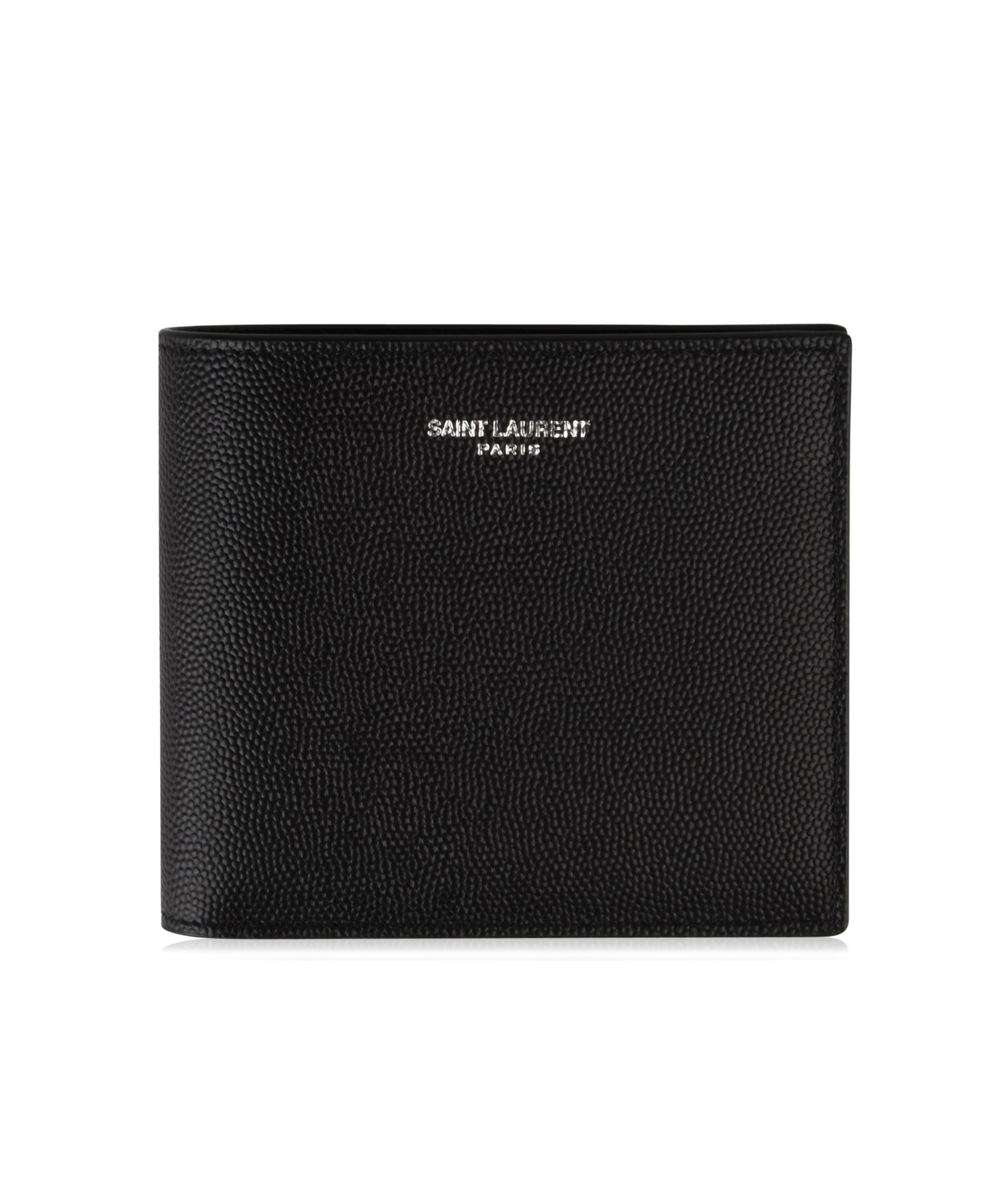 LUXURY HUB SAINT LAURENT EAST/WEST GRAINED LEATHER WALLET