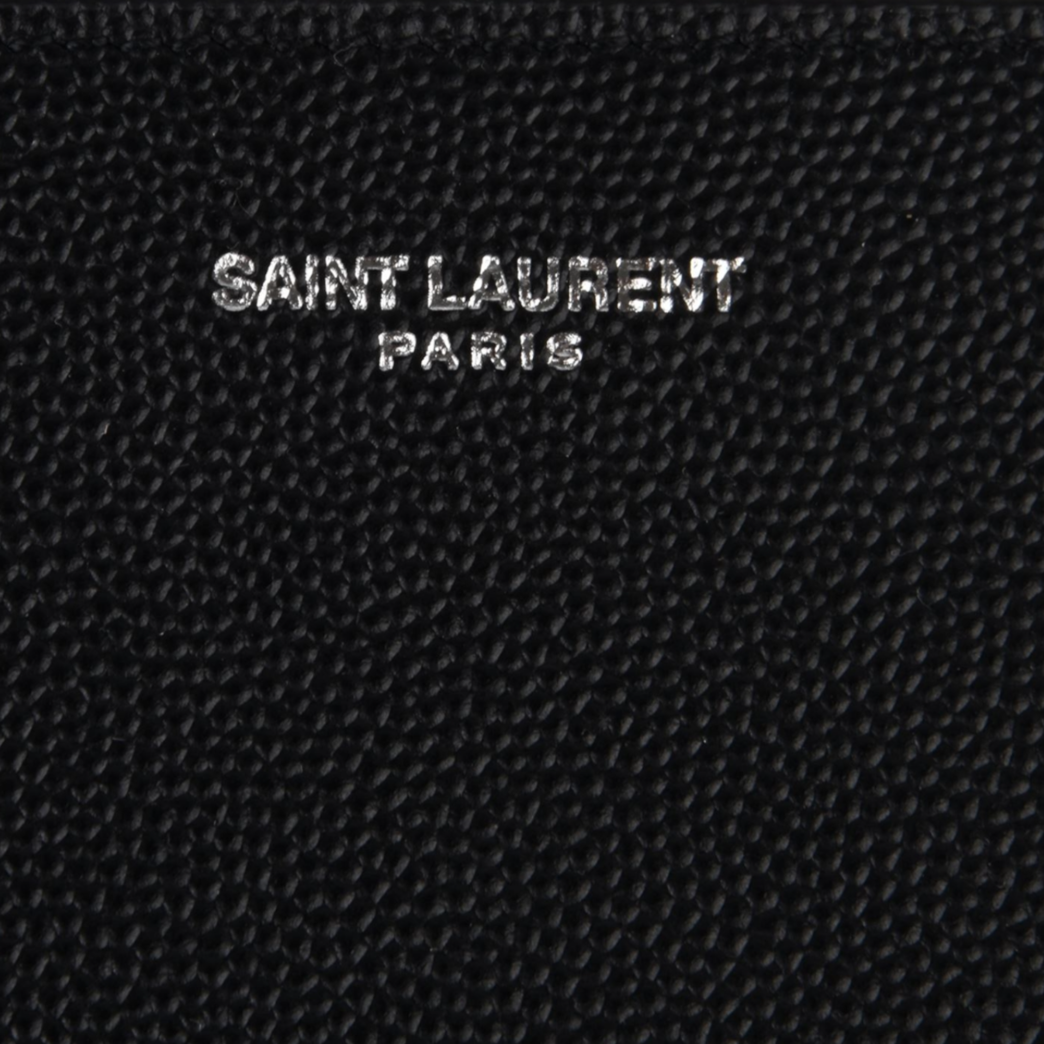 LUXURY HUB SAINT LAURENT EAST/WEST GRAINED LEATHER WALLET