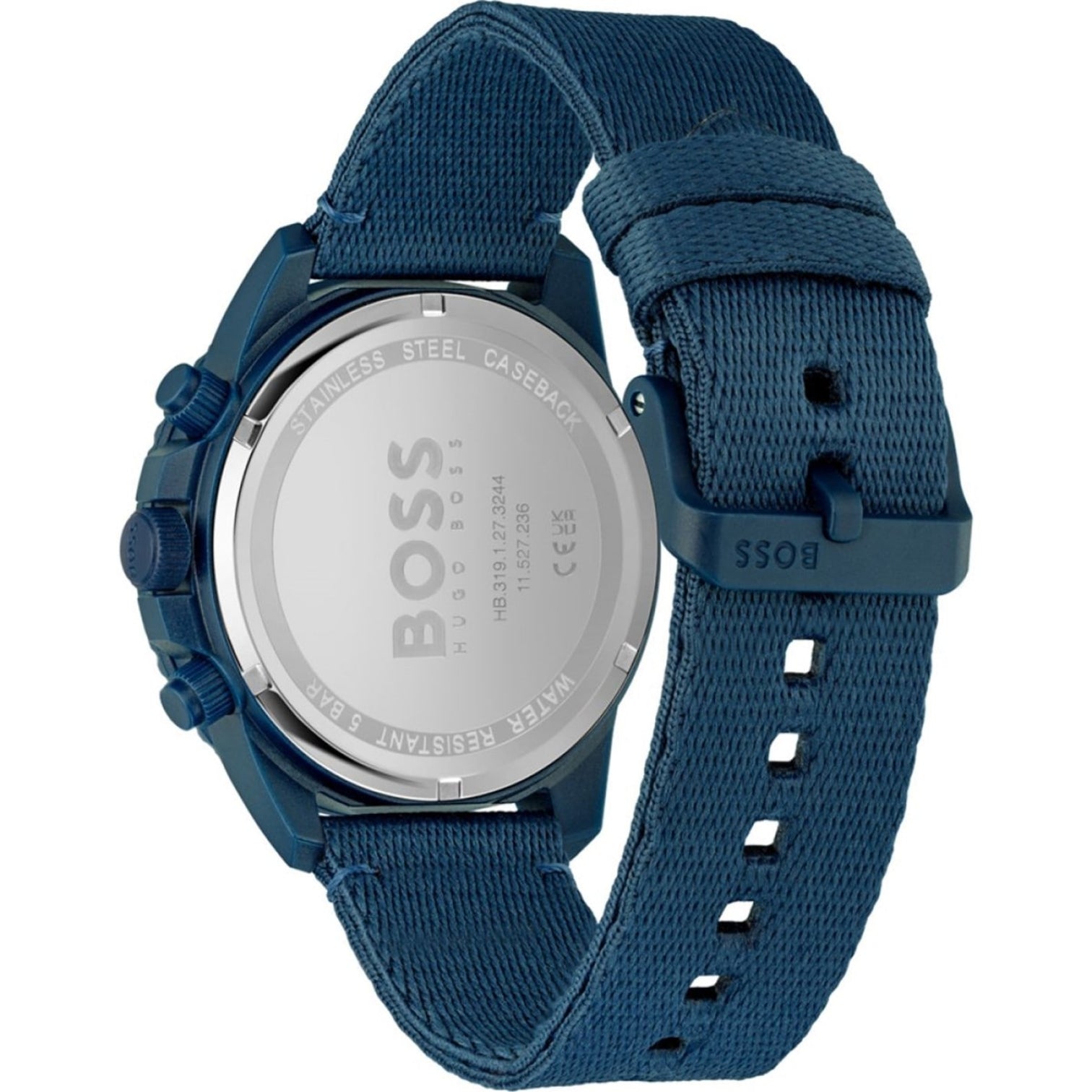 LUXURY HUB BOSS BOSS ADMIRAL OCEAN PLASTIC BLUE WATCH