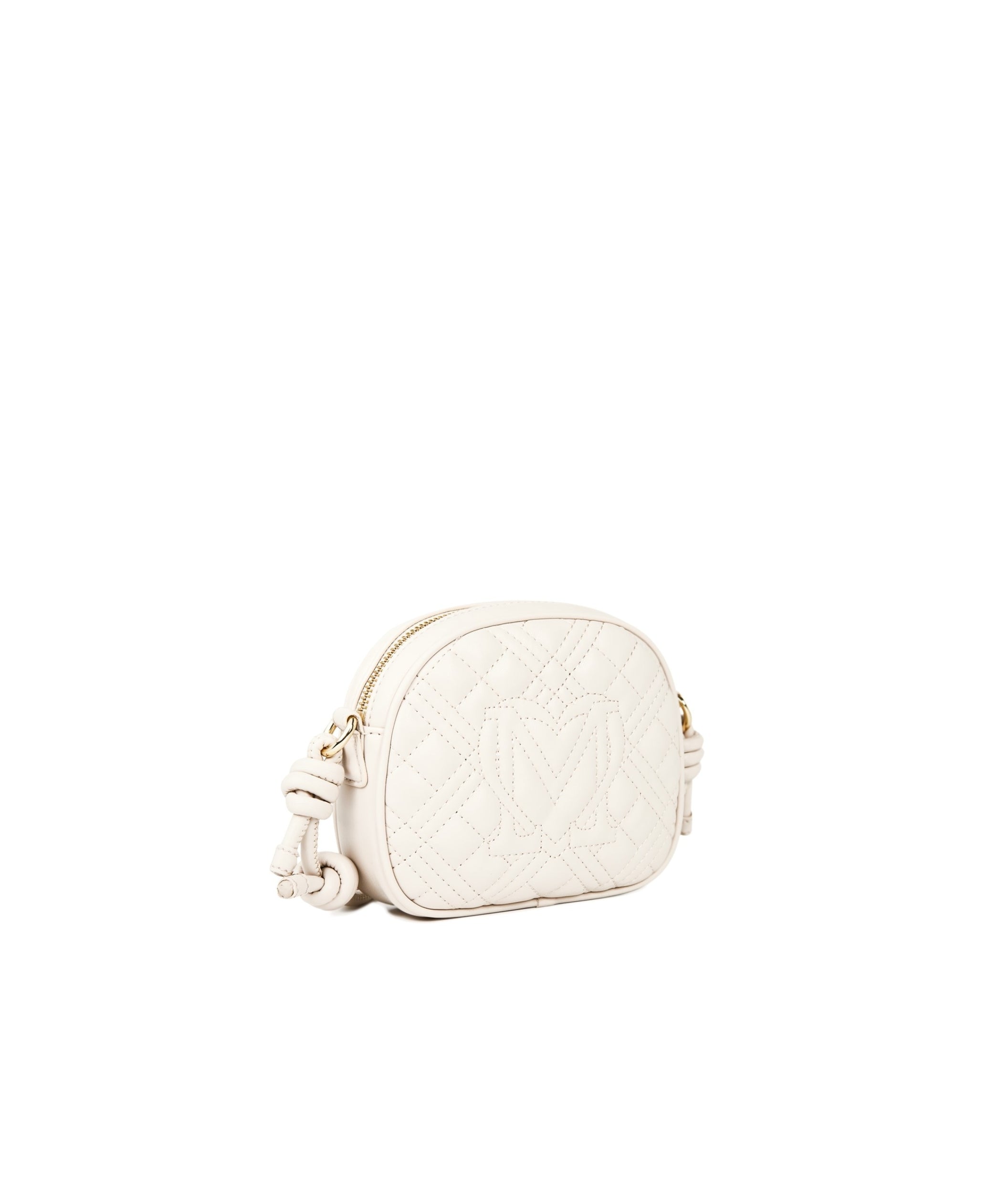 LUXURY HUB LOVE MOSCHINO SUPER QUILT OVAL BAG