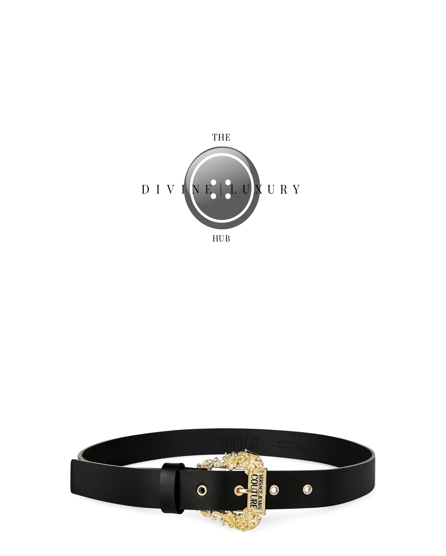 LUXURY HUB VERSACE JEANS COUTURE VJC LOGO BELT