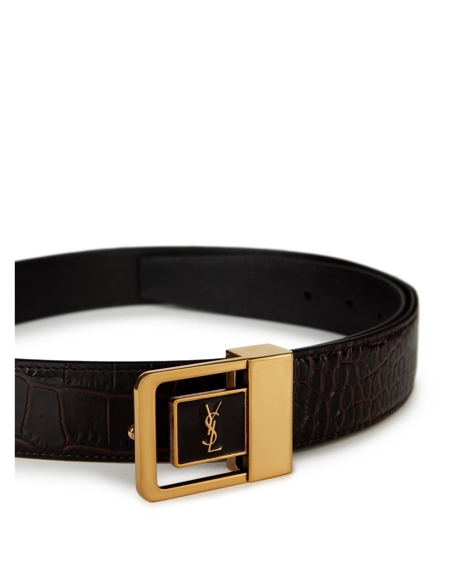 LUXURY HUB SAINT LAURENT LA 66 BUCKLE BELT