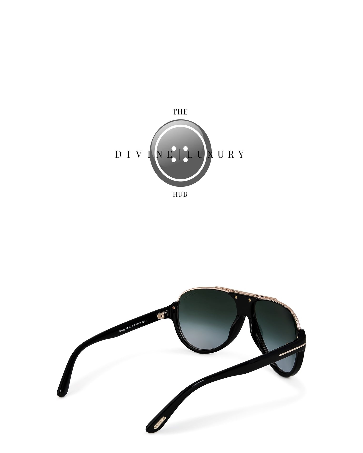 LUXURY HUB TOM FORD DIMITRY VINTAGE AVIATOR SUNGLASSES