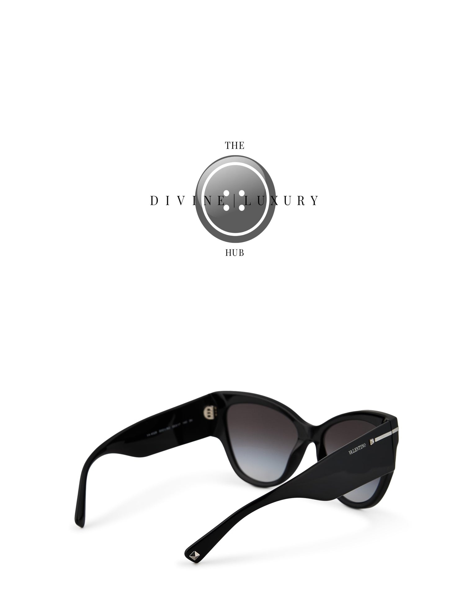 LUXURY HUB VALENTINO OVERSIZED CAT EYE SUNGLASSES