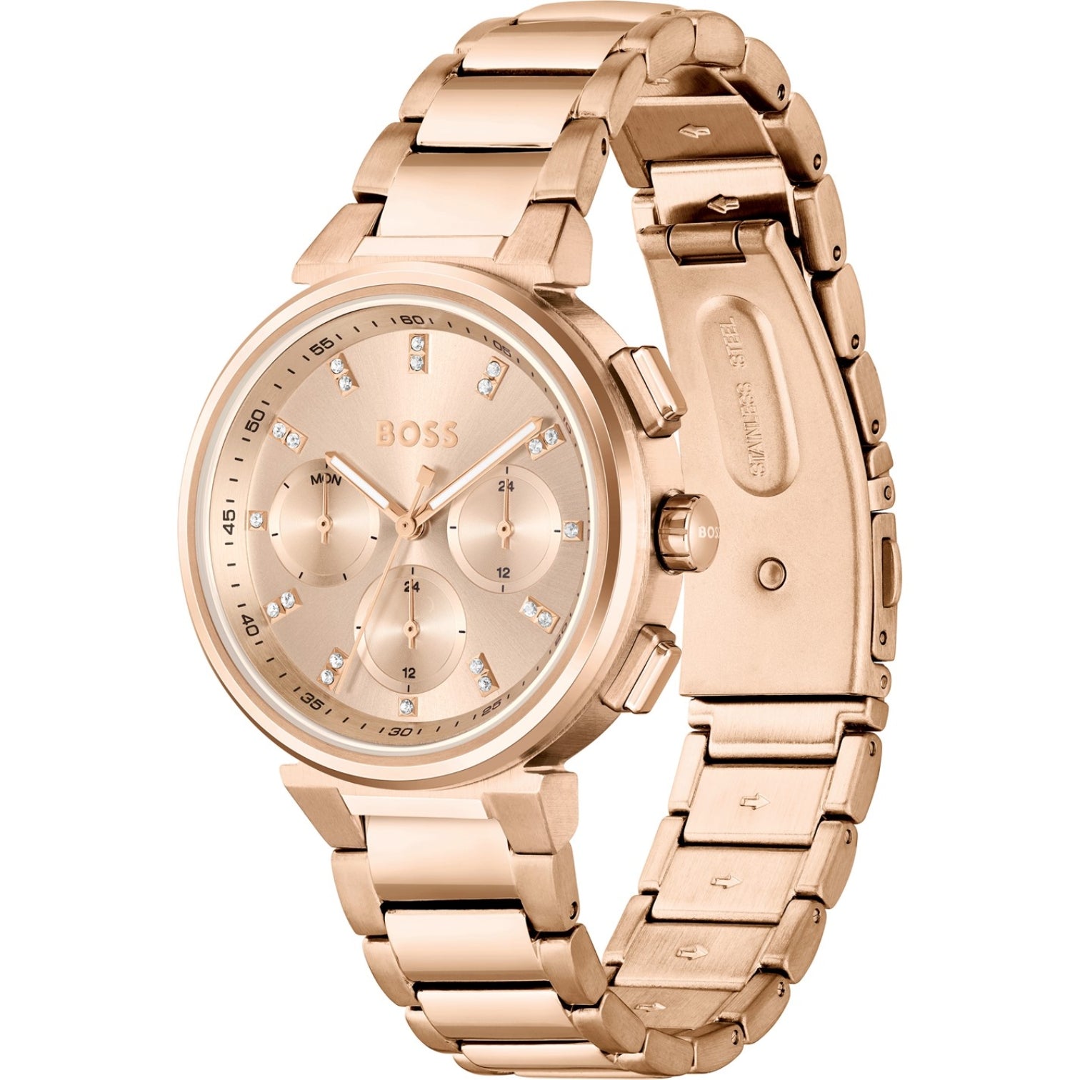 LUXURY HUB BOSS LADIES ONE BRACELET WATCH