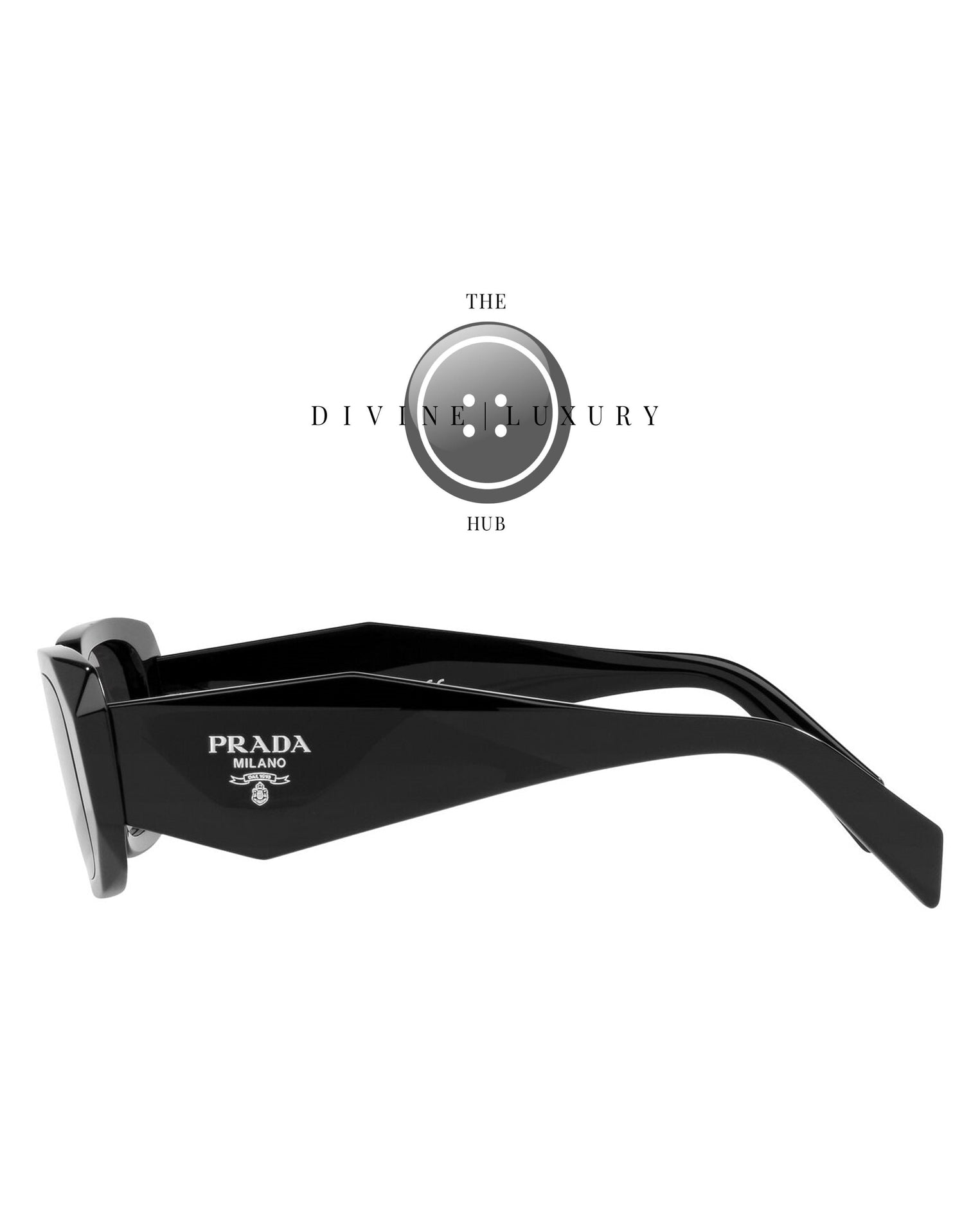 LUXURY HUB PRADA RECTANGULAR SUNGLASSES WOMENS