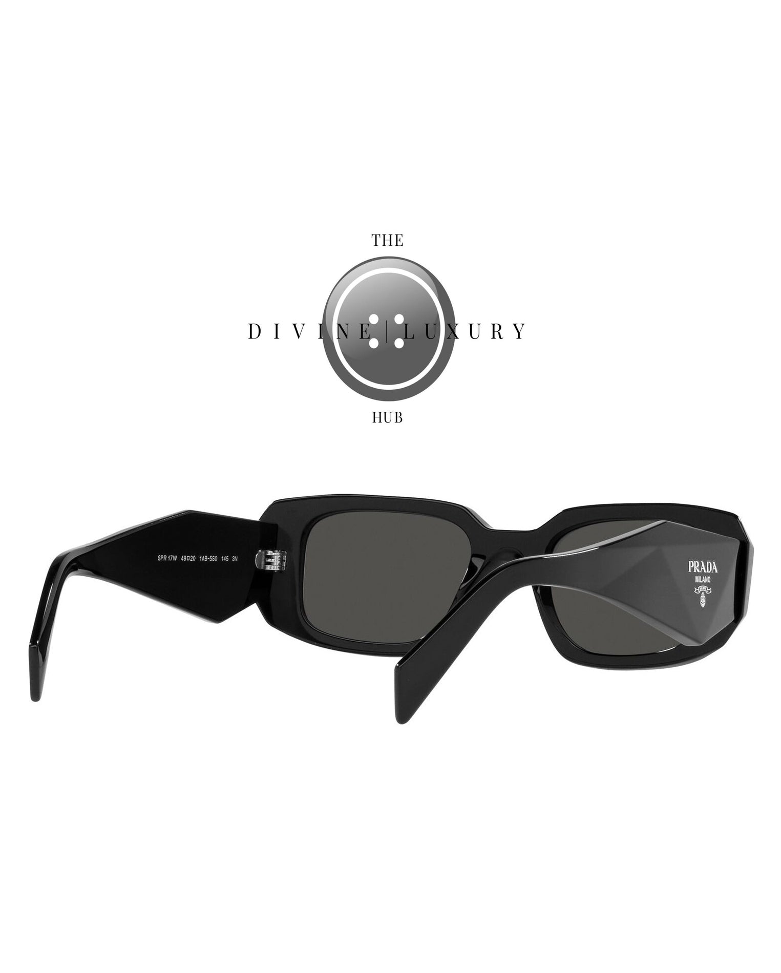LUXURY HUB PRADA RECTANGULAR SUNGLASSES WOMENS