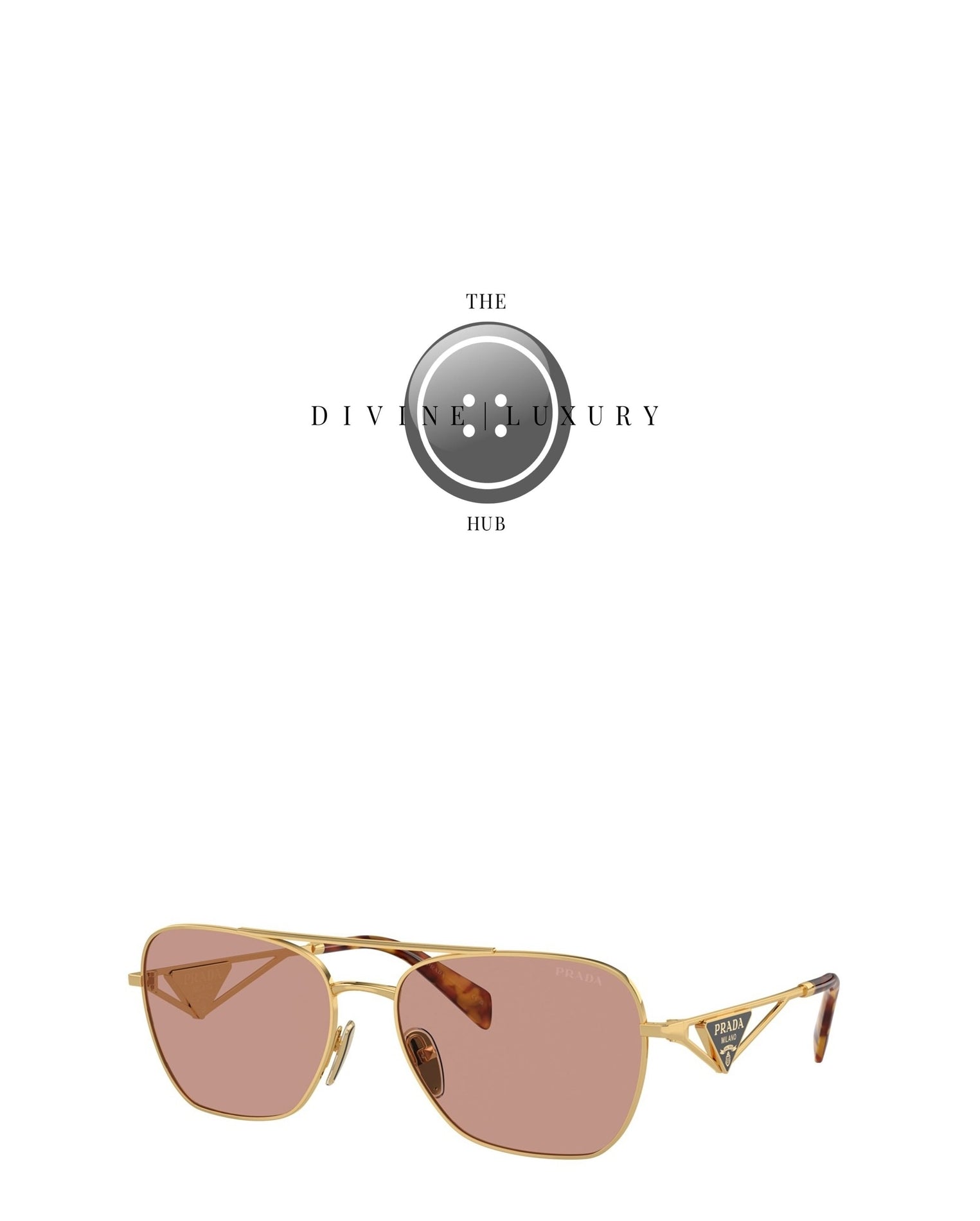 LUXURY HUB PRADA TRIANGLE LOGO SUNGLASSES