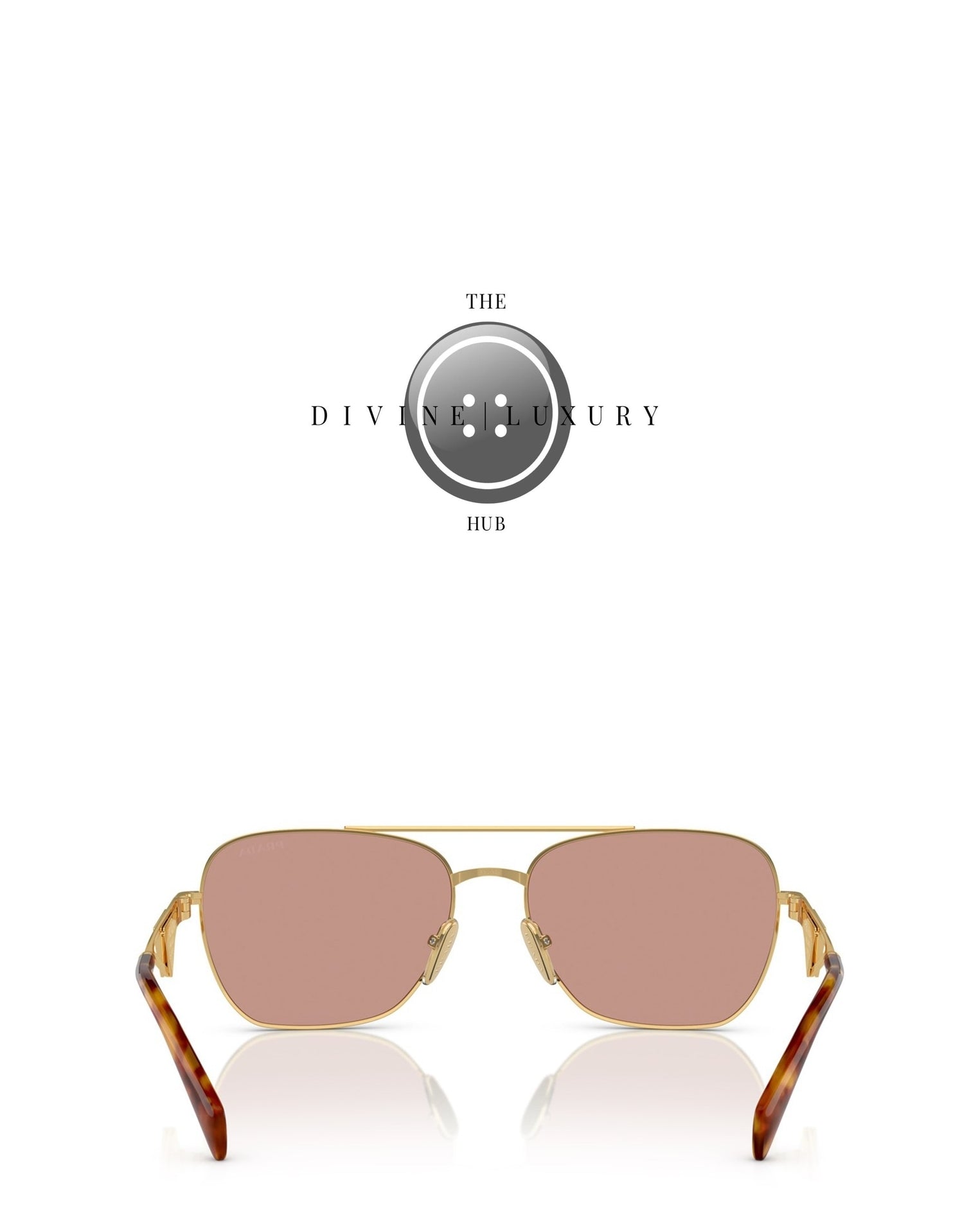 LUXURY HUB PRADA TRIANGLE LOGO SUNGLASSES