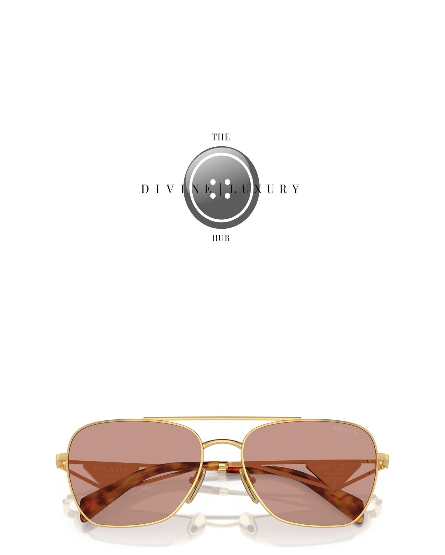 LUXURY HUB PRADA TRIANGLE LOGO SUNGLASSES