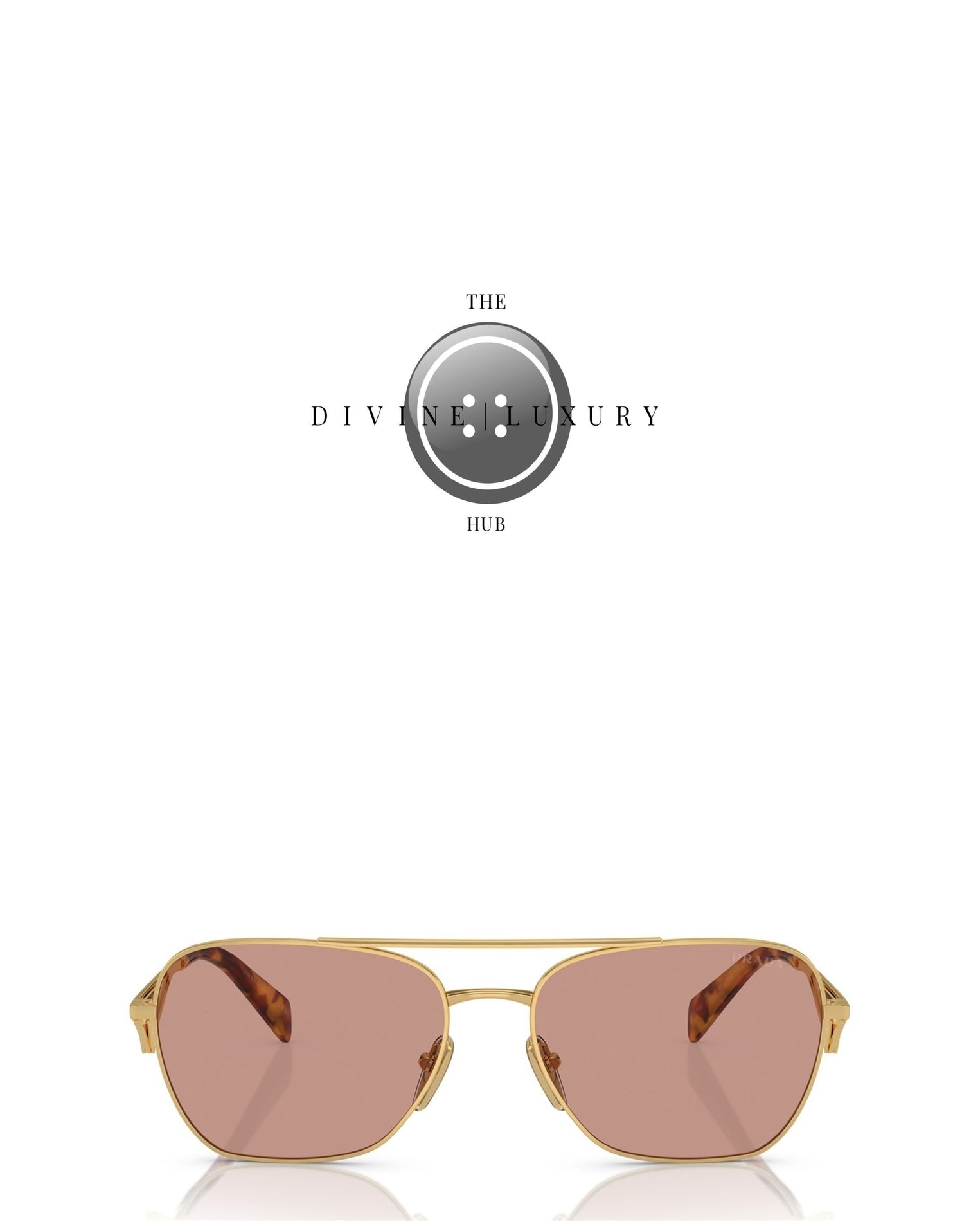 LUXURY HUB PRADA TRIANGLE LOGO SUNGLASSES