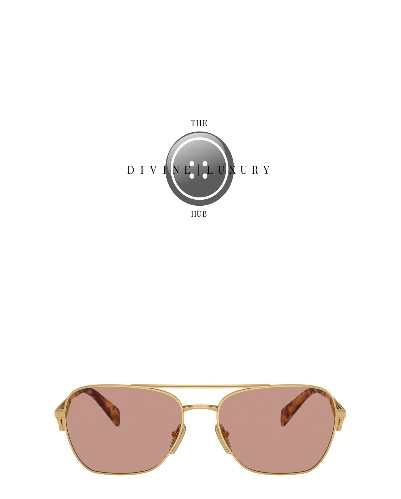 LUXURY HUB PRADA TRIANGLE LOGO SUNGLASSES