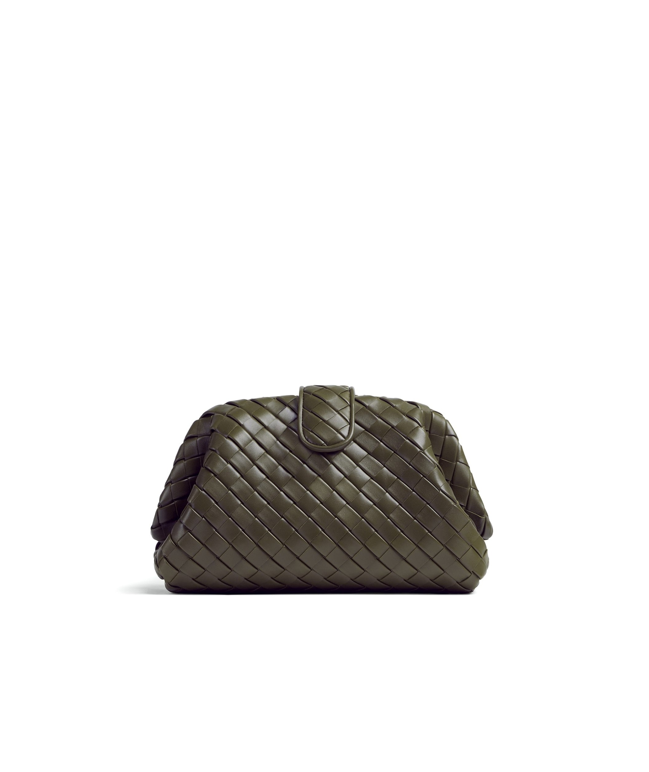 LUXURY HUB BOTTEGA VENETA LAUREN 1980 TEEN CLUTCH WITH CHAIN