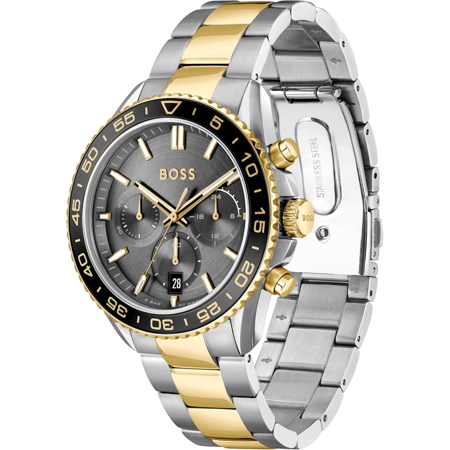 LUXURY HUB BOSS GENTS BOSS RUNNER CHRONOGRAPH WATCH