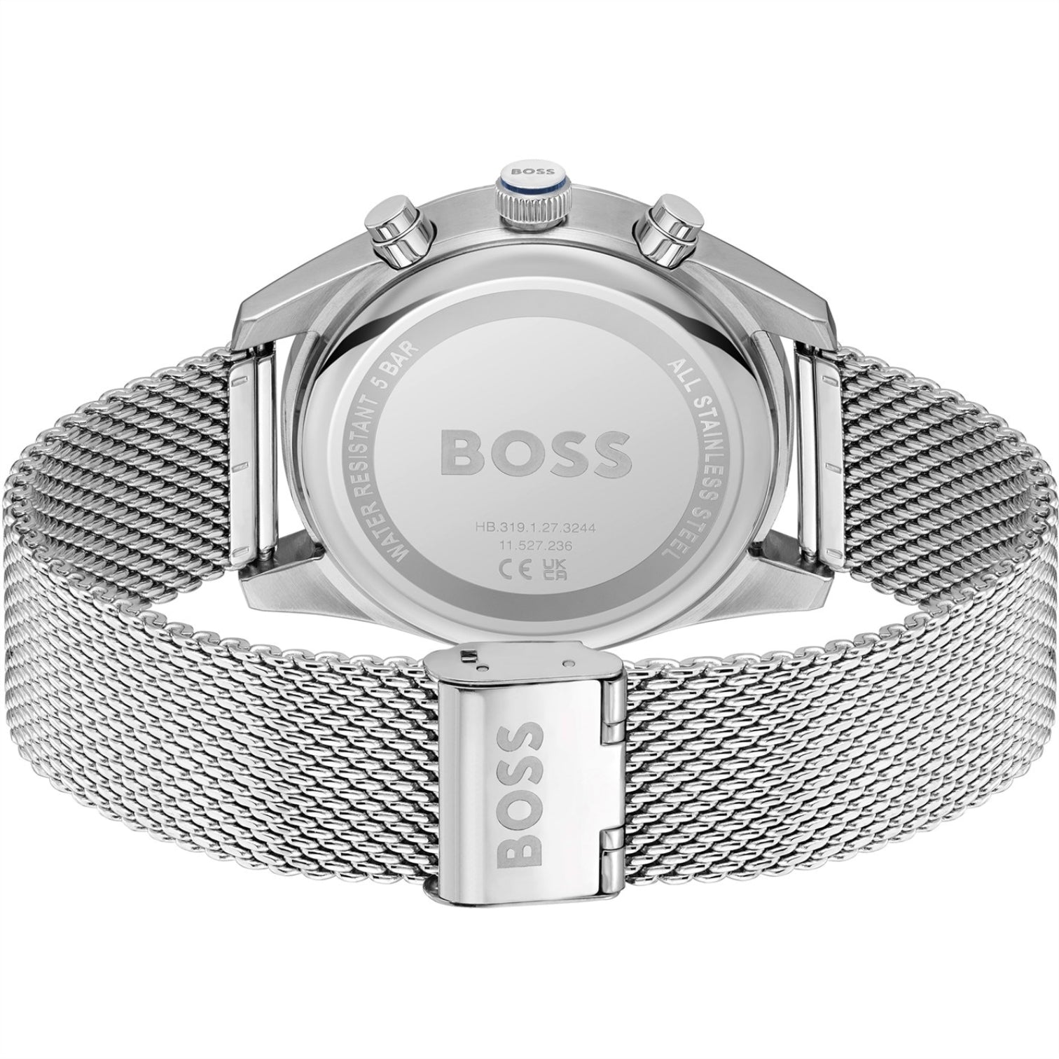 LUXURY HUB BOSS GENTS BOSS SKYTRAVELLER CHRONOGRAPH WATCH