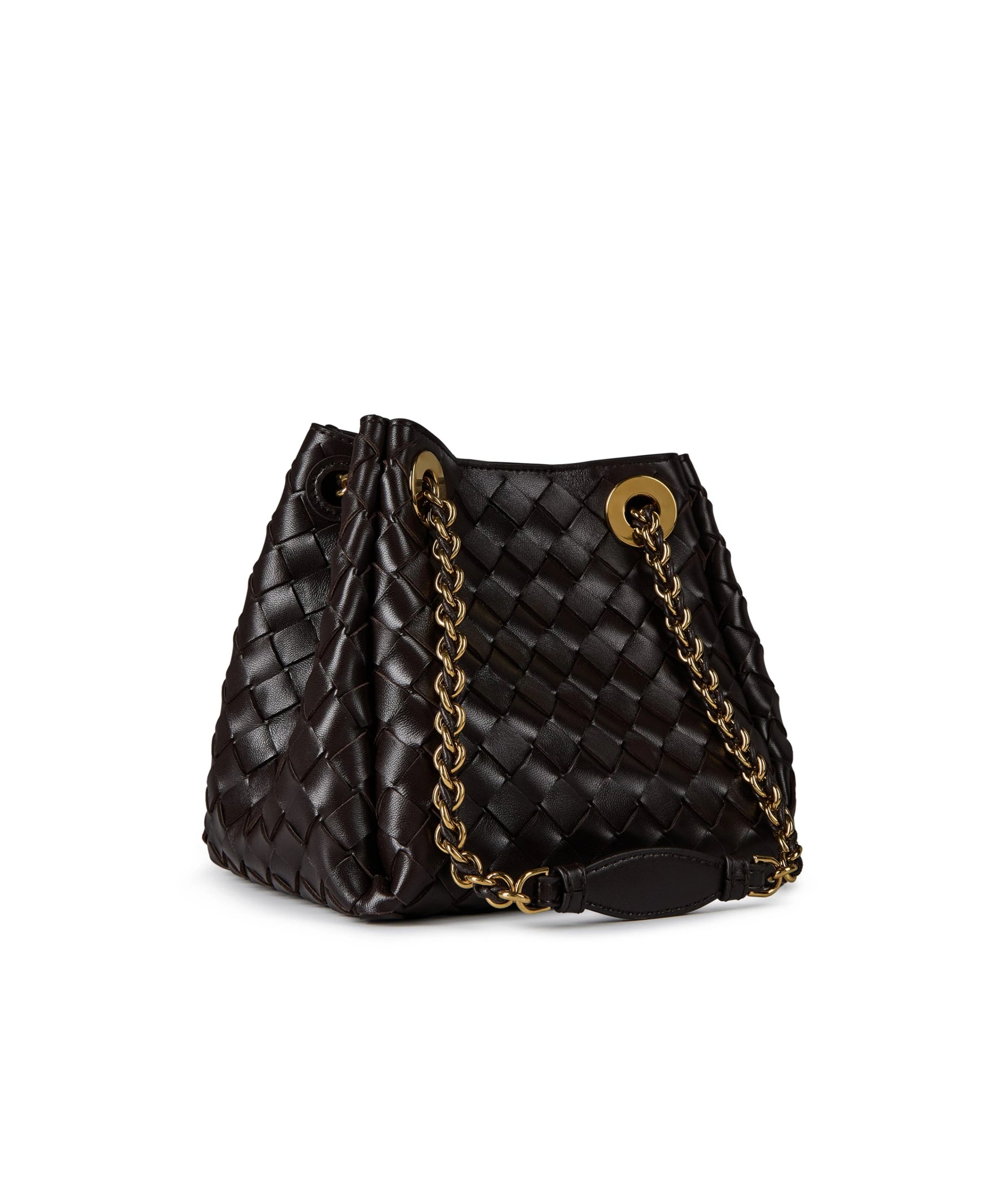 LUXURY HUB BOTTEGA VENETA SMALL PARACHUTE CHAIN SHOULDER BAG