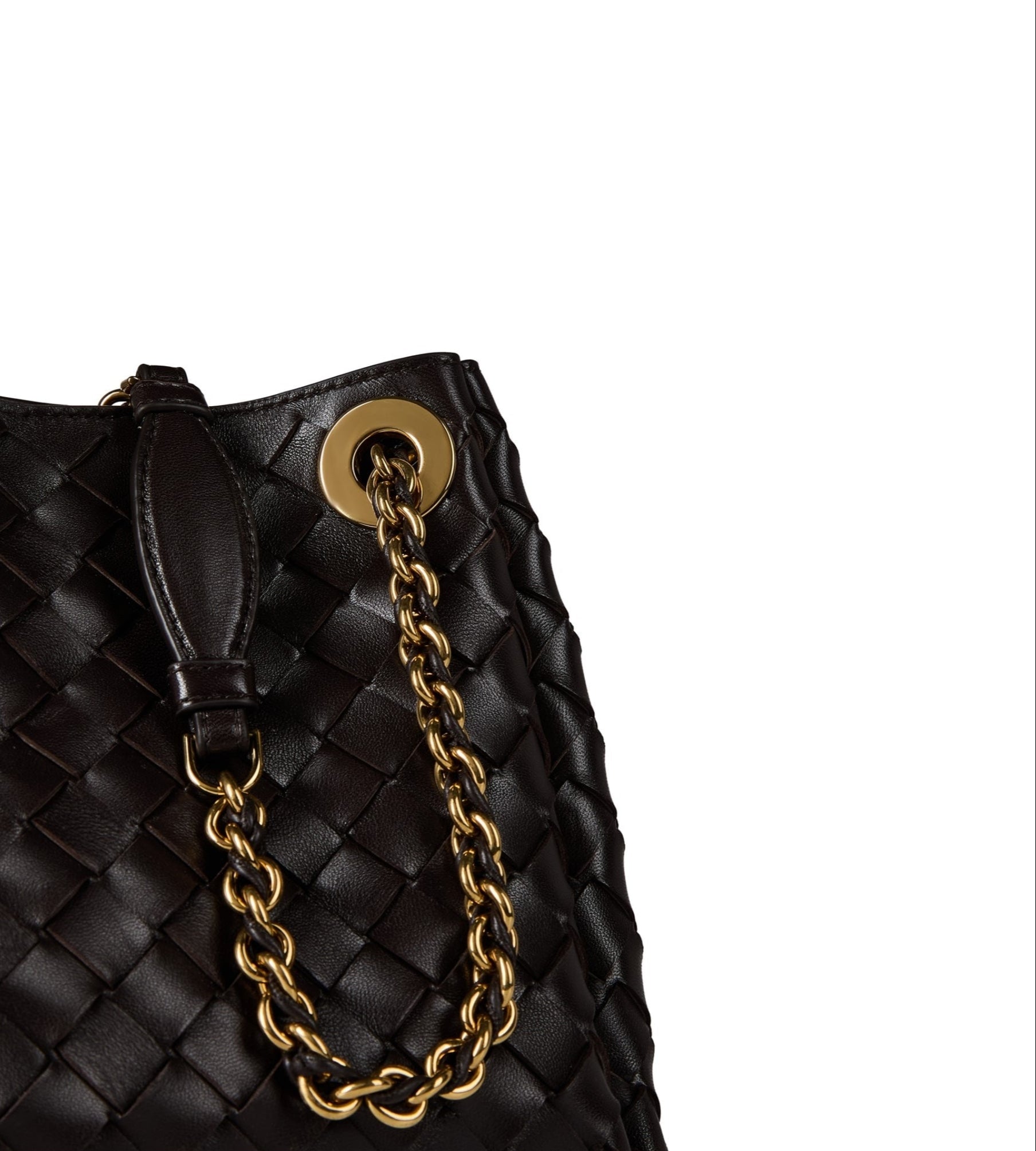 LUXURY HUB BOTTEGA VENETA SMALL PARACHUTE CHAIN SHOULDER BAG