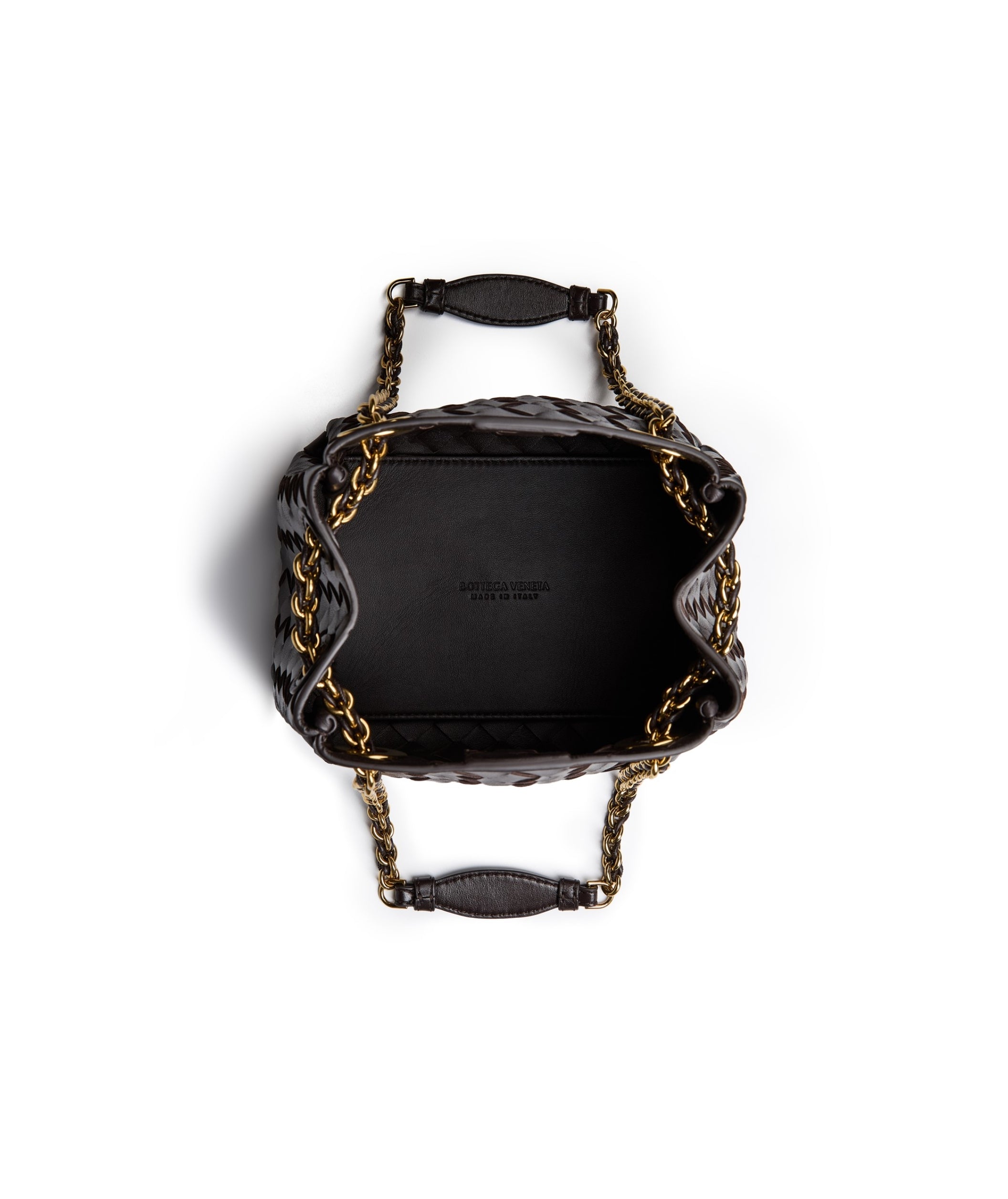 LUXURY HUB BOTTEGA VENETA SMALL PARACHUTE CHAIN SHOULDER BAG