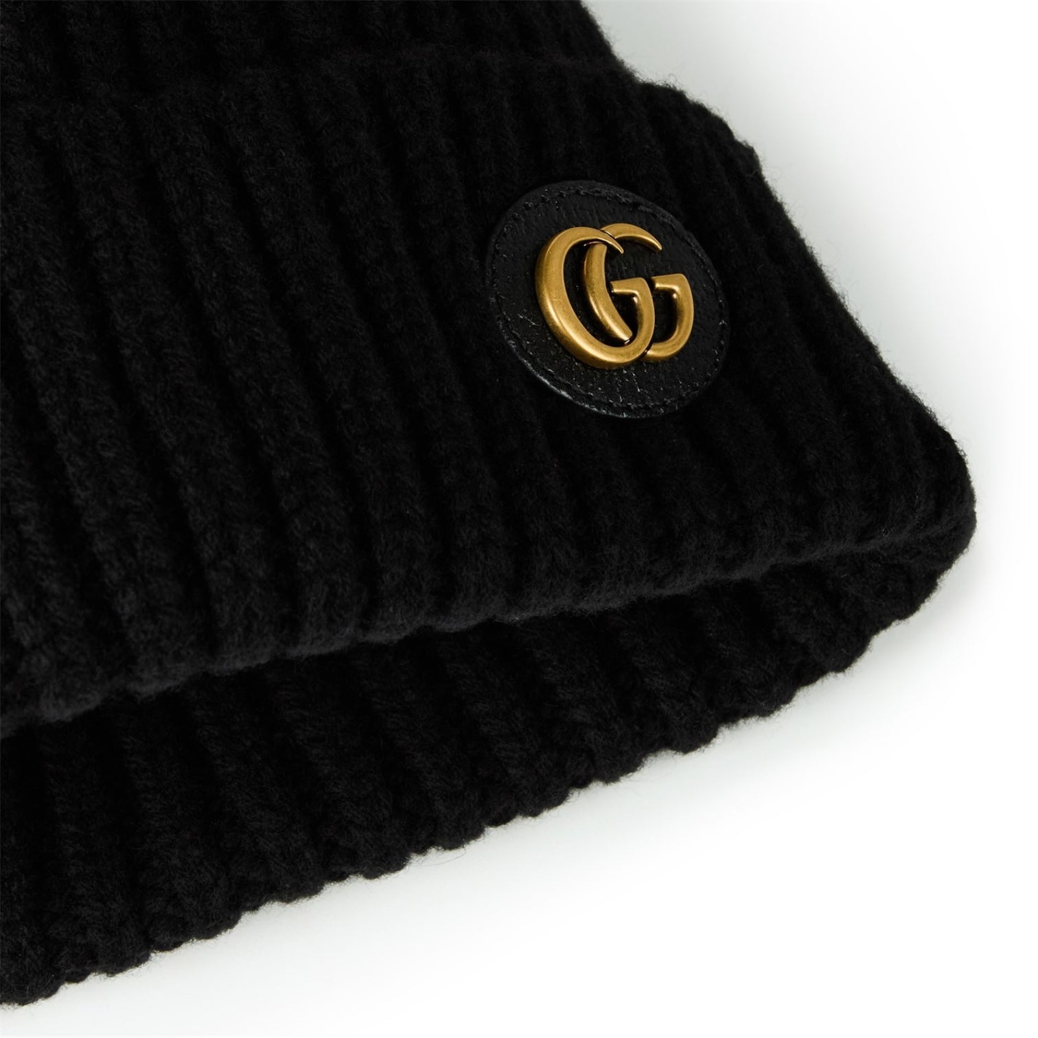 LUXURY HUB GUCCI WOOL CASHMERE HAT WITH DOUBLE G