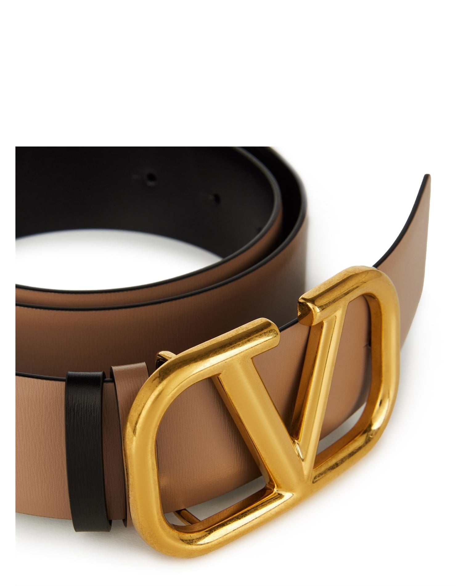 LUXURY HUB VALENTINO GARAVANI V LOGO 4CM REVERSIBLE BELT