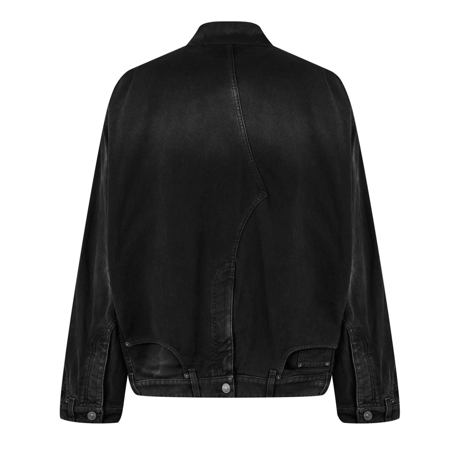 LUXURY HUB BALENCIAGA DECONSTRUCTED DENIM JACKET