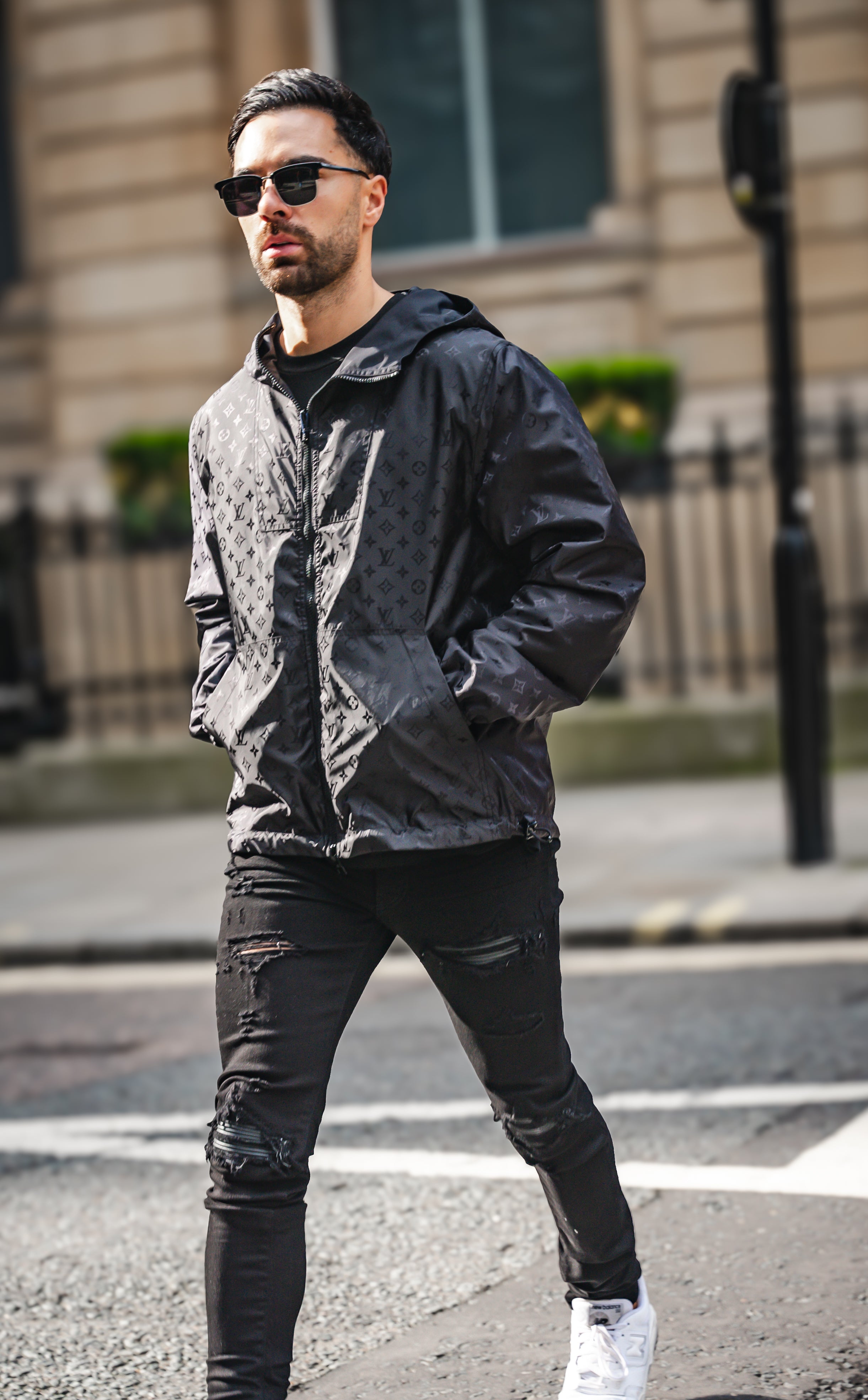 LUXURY HUB LOUIS VUITTON REVERSIBLE WINDBREAKER
