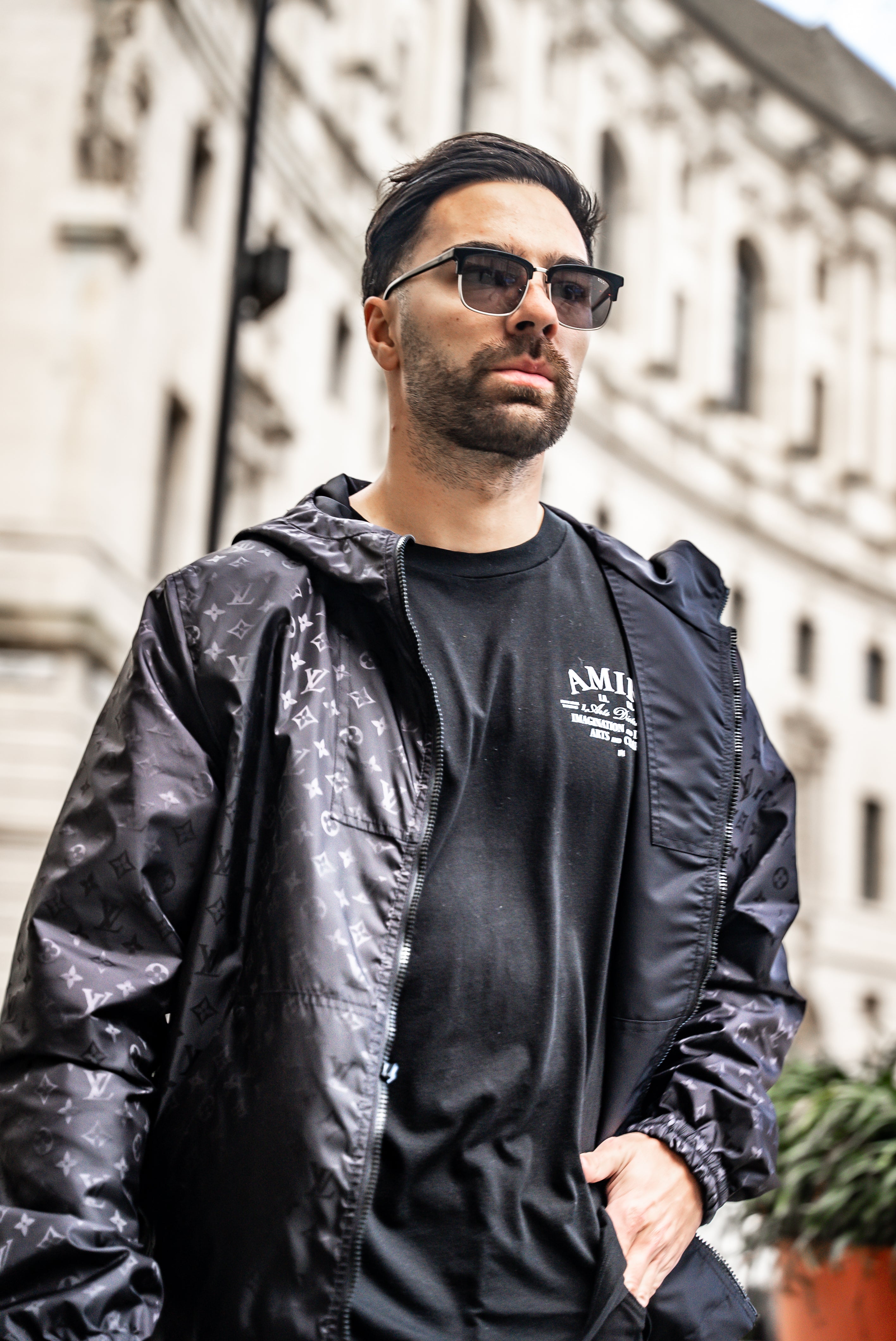 LUXURY HUB LOUIS VUITTON REVERSIBLE WINDBREAKER