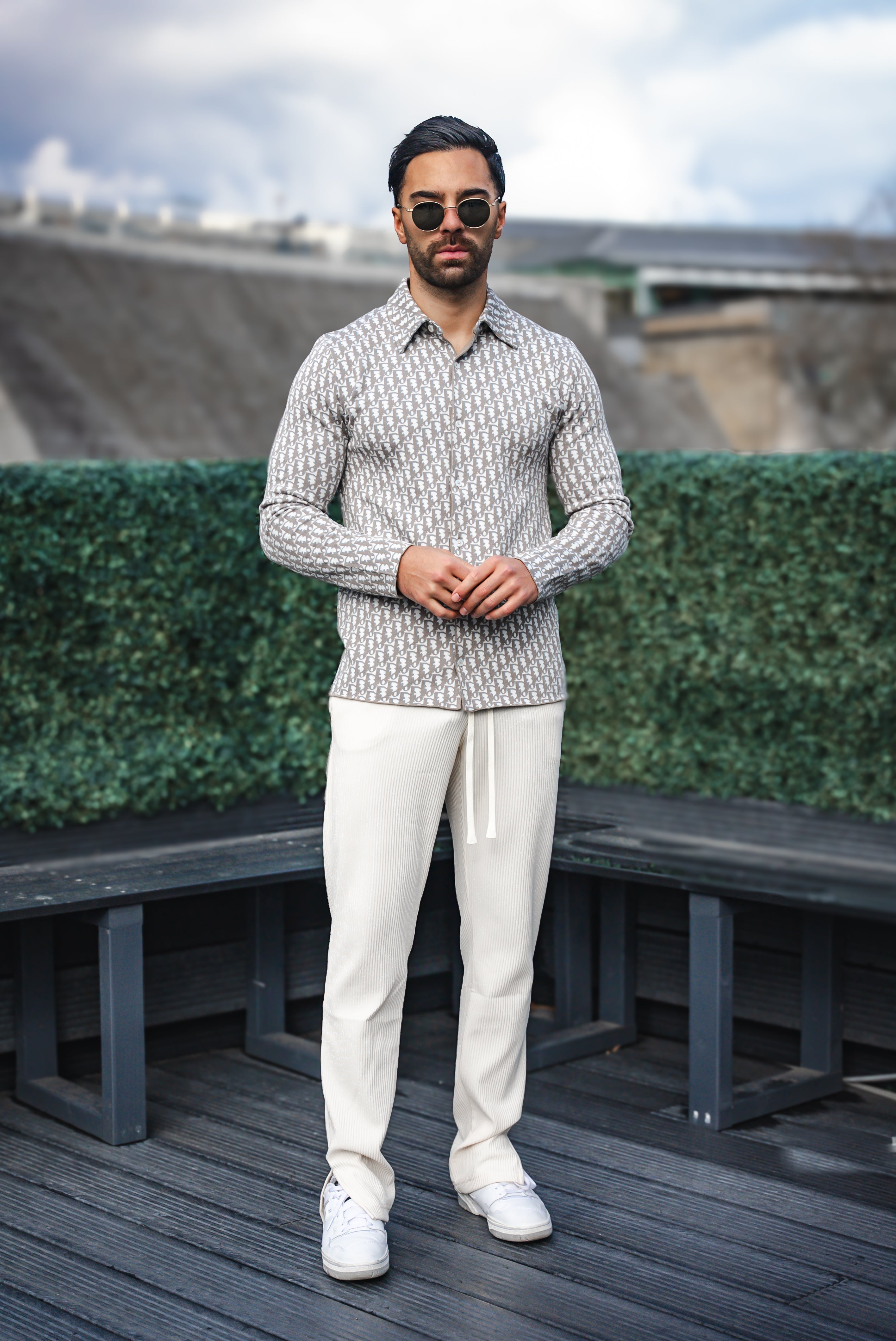 LUXURY HUB DIOR OBLIQUE SHIRT