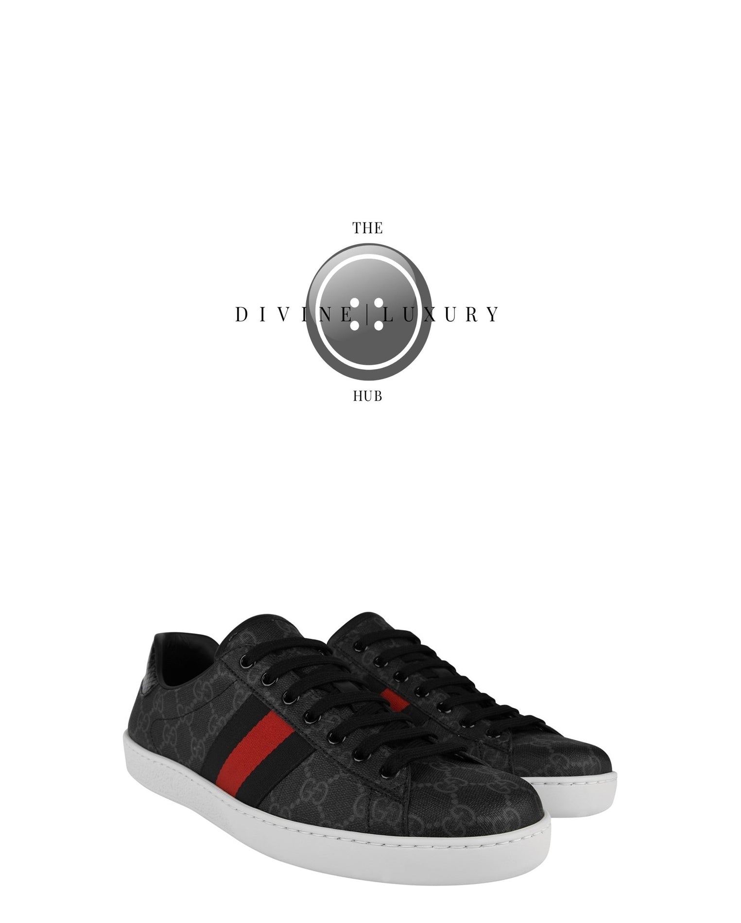 LUXURY HUB GUCCI ACE GG SUPREME TRAINERS