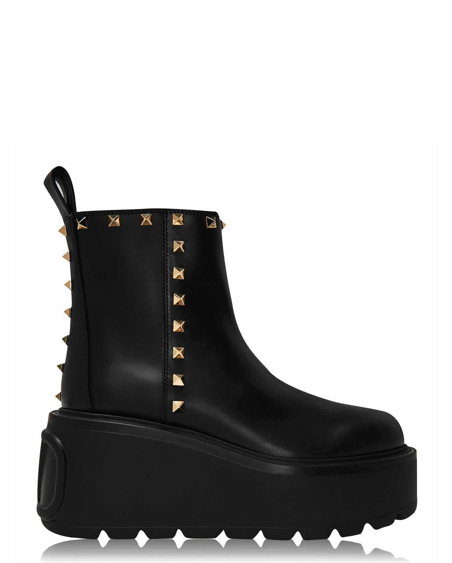 LUXURY HUB VALENTINO GARAVANI BEATLE STUD PLATFORM BOOTS