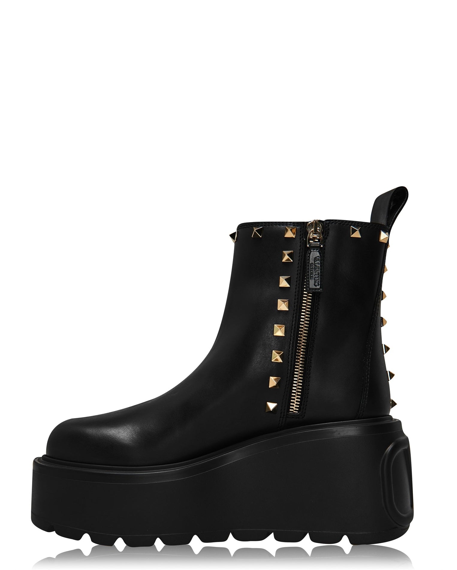 LUXURY HUB VALENTINO GARAVANI BEATLE STUD PLATFORM BOOTS