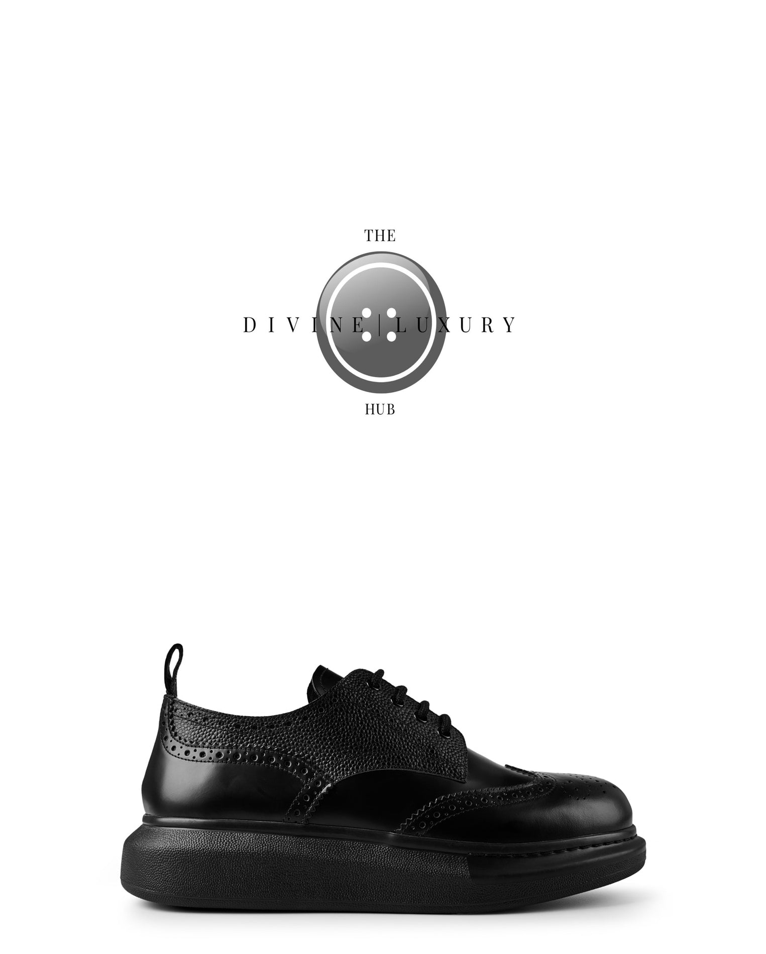 LUXURY HUB ALEXANDER MCQUEEN OVERSIZED BROGUES