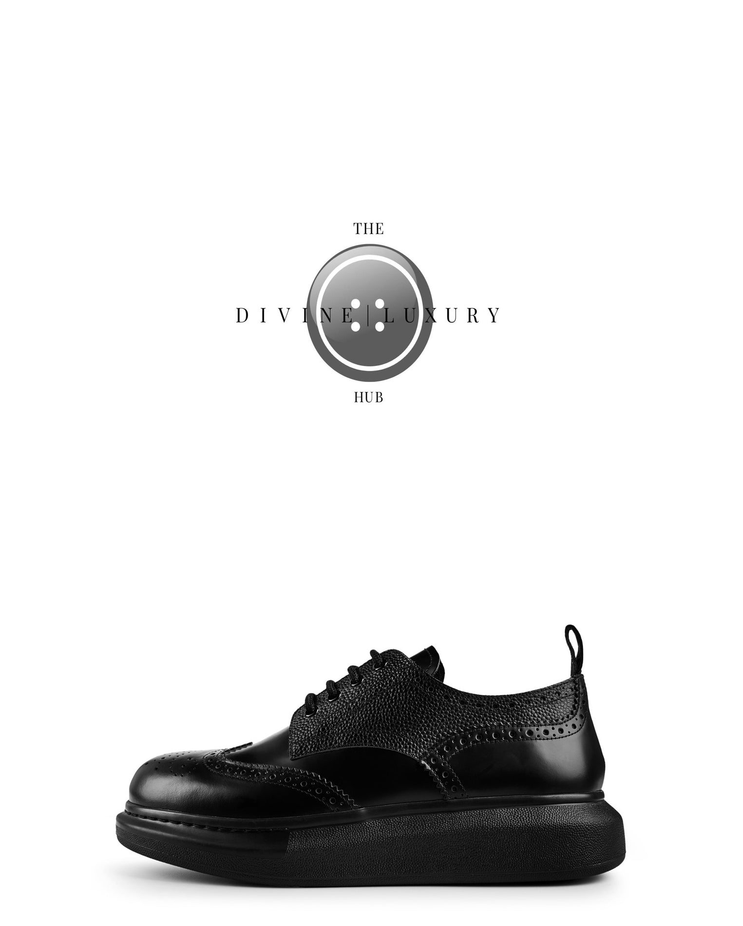 LUXURY HUB ALEXANDER MCQUEEN OVERSIZED BROGUES