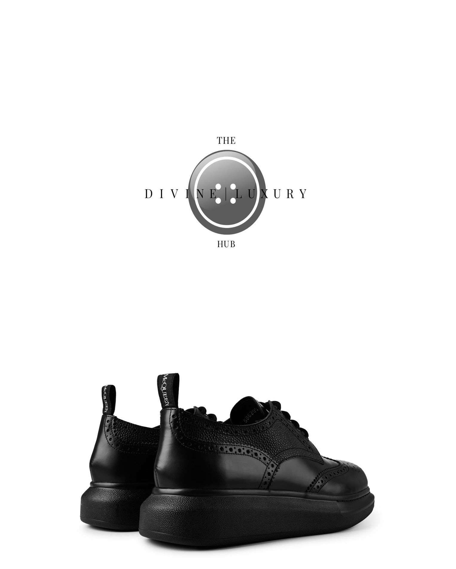 LUXURY HUB ALEXANDER MCQUEEN OVERSIZED BROGUES