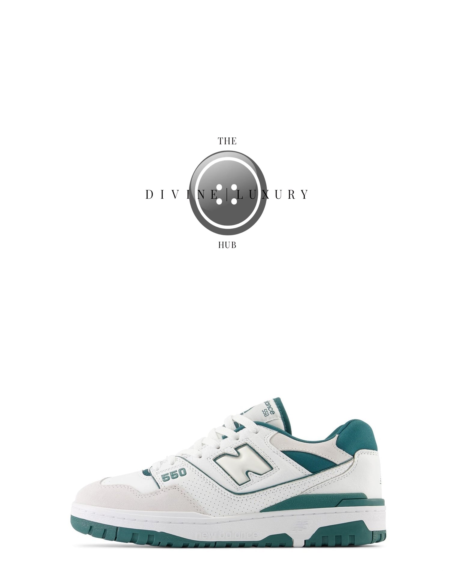 LUXURY HUB NEW BALANCE 550 BASKETBALL TRAINERS