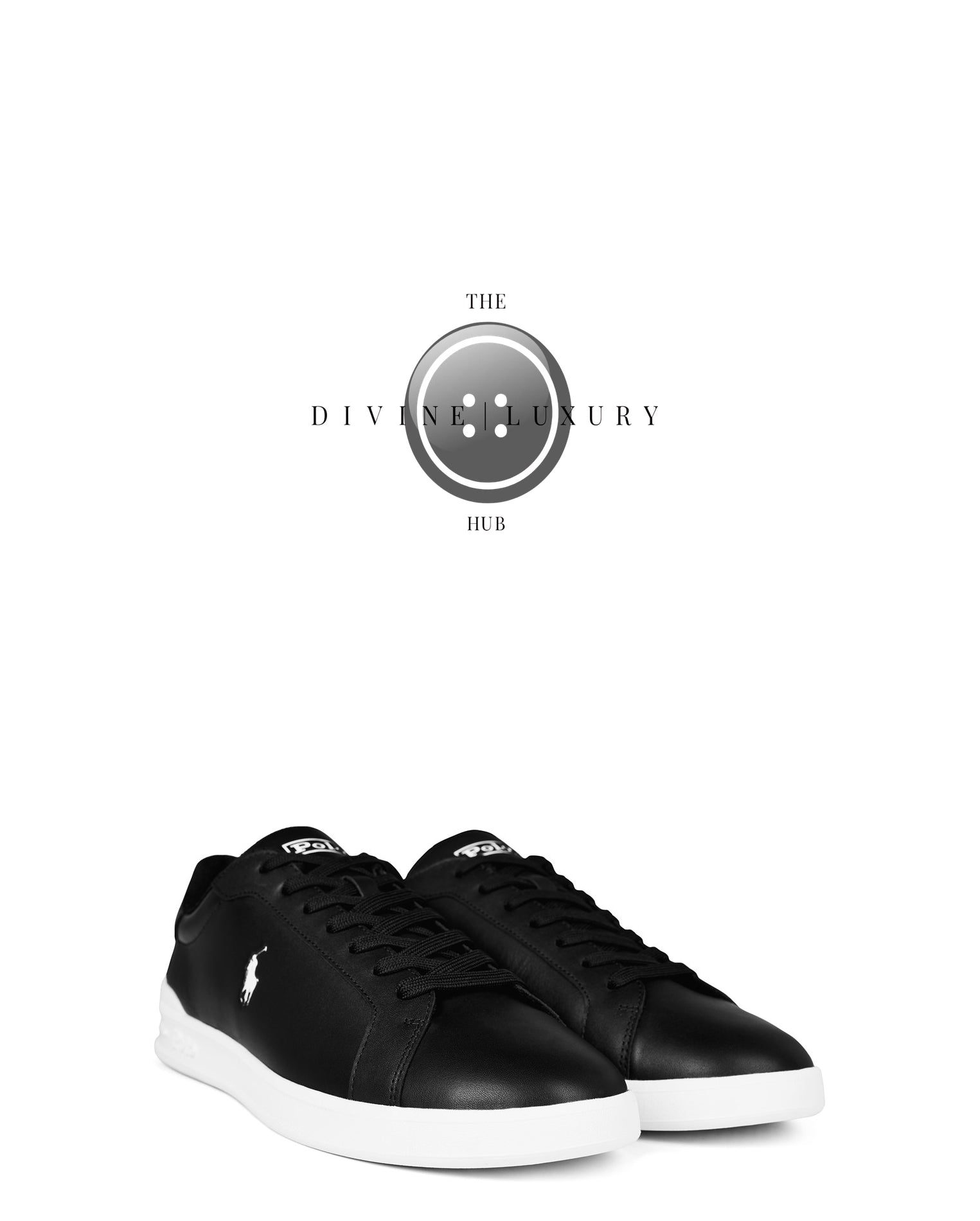 LUXURY HUB RALPH LAUREN HERITAGE II COURT TRAINERS