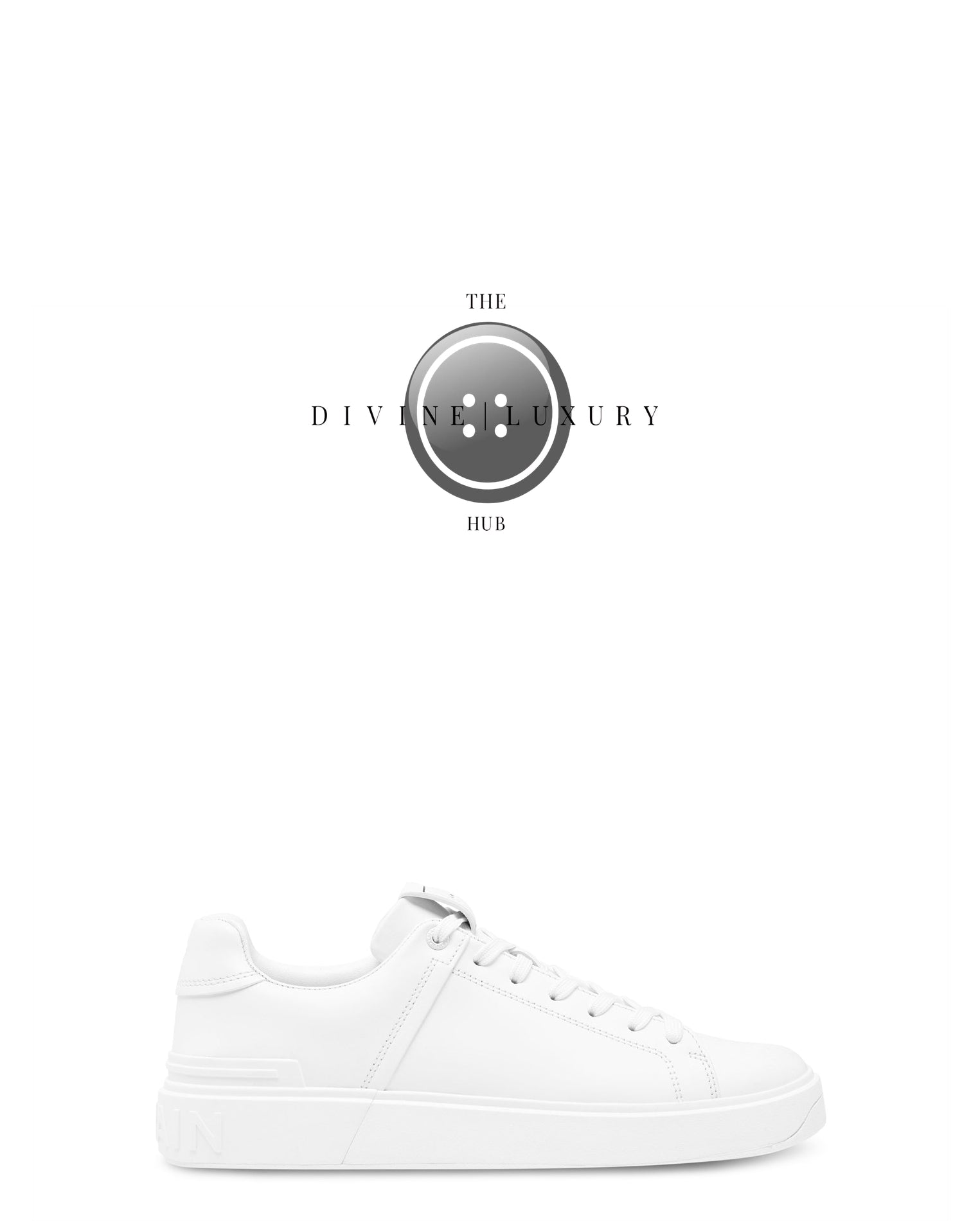 LUXURY HUB BALMAIN B-COURT CLASSIC TRAINERS