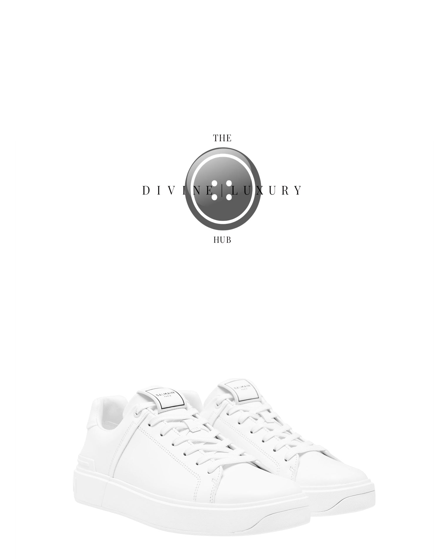 LUXURY HUB BALMAIN B-COURT CLASSIC TRAINERS