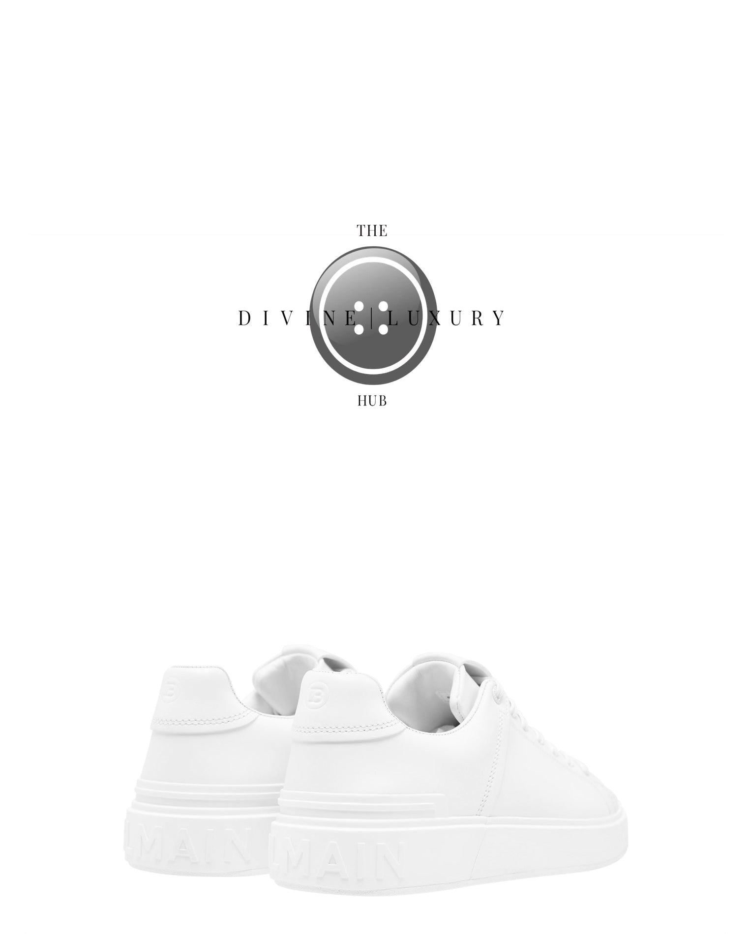 LUXURY HUB BALMAIN B-COURT CLASSIC TRAINERS