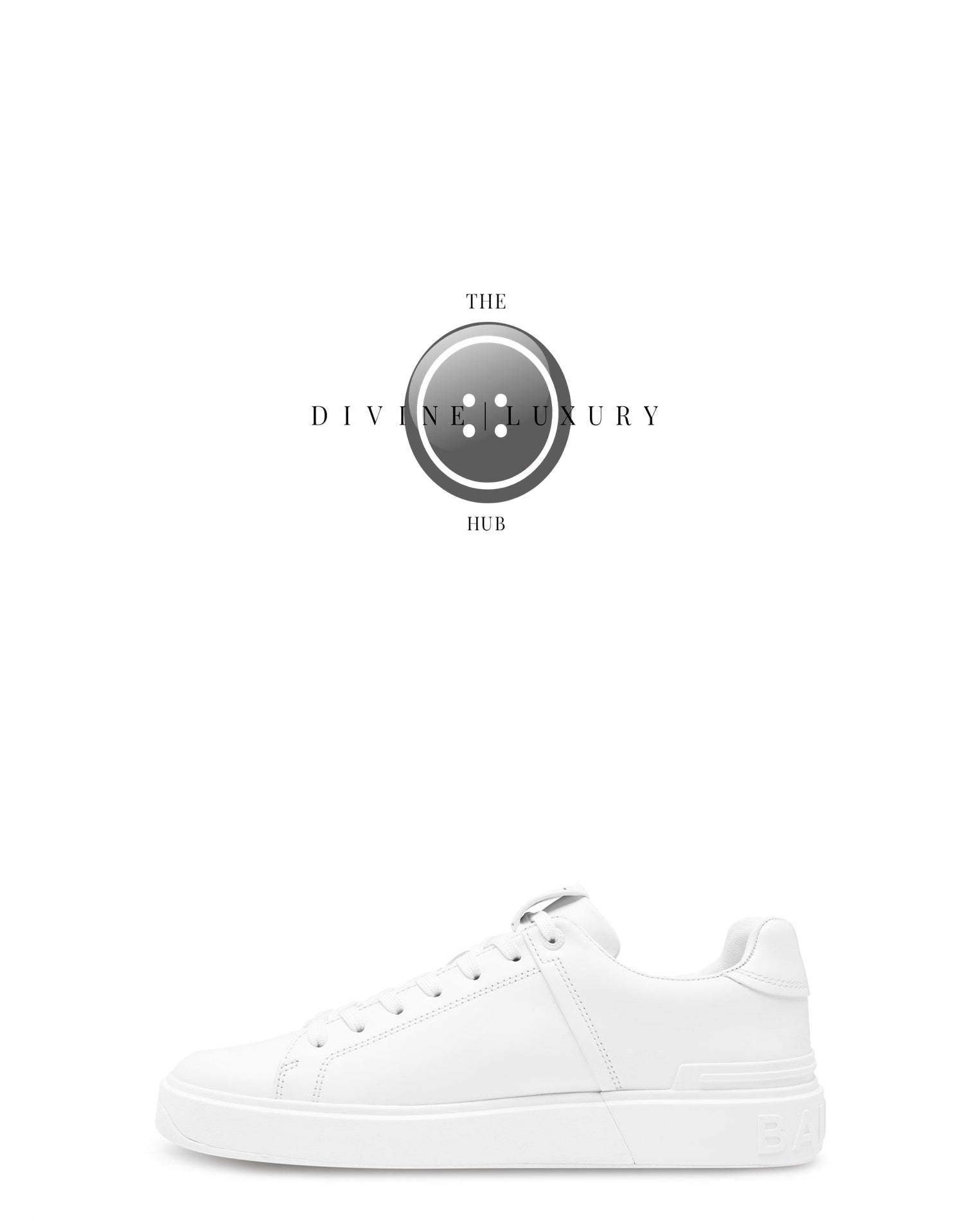 LUXURY HUB BALMAIN B-COURT CLASSIC TRAINERS